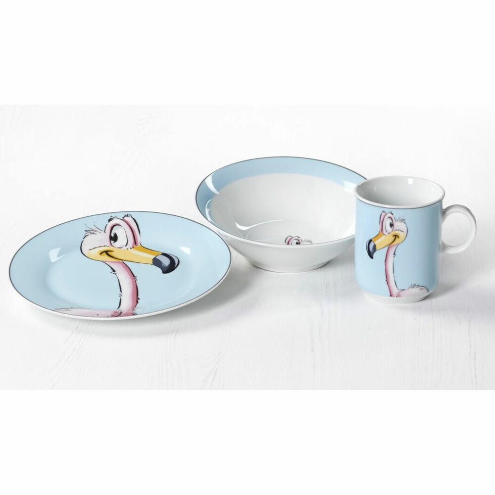 Ritzenhoff & Breker Kinderschale Happy Zoo Flo Ø 16.5 cm, Porzellan