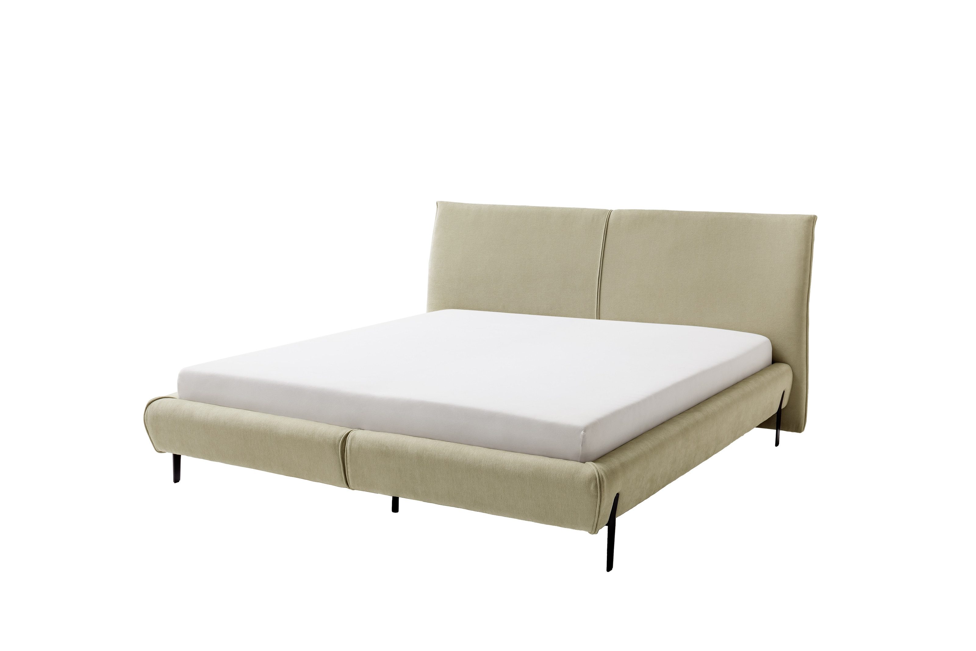 freiraum Polsterbett Pula, in Grau, 180x200 cm Liegefläche - 215x106x228cm (BxHxT)