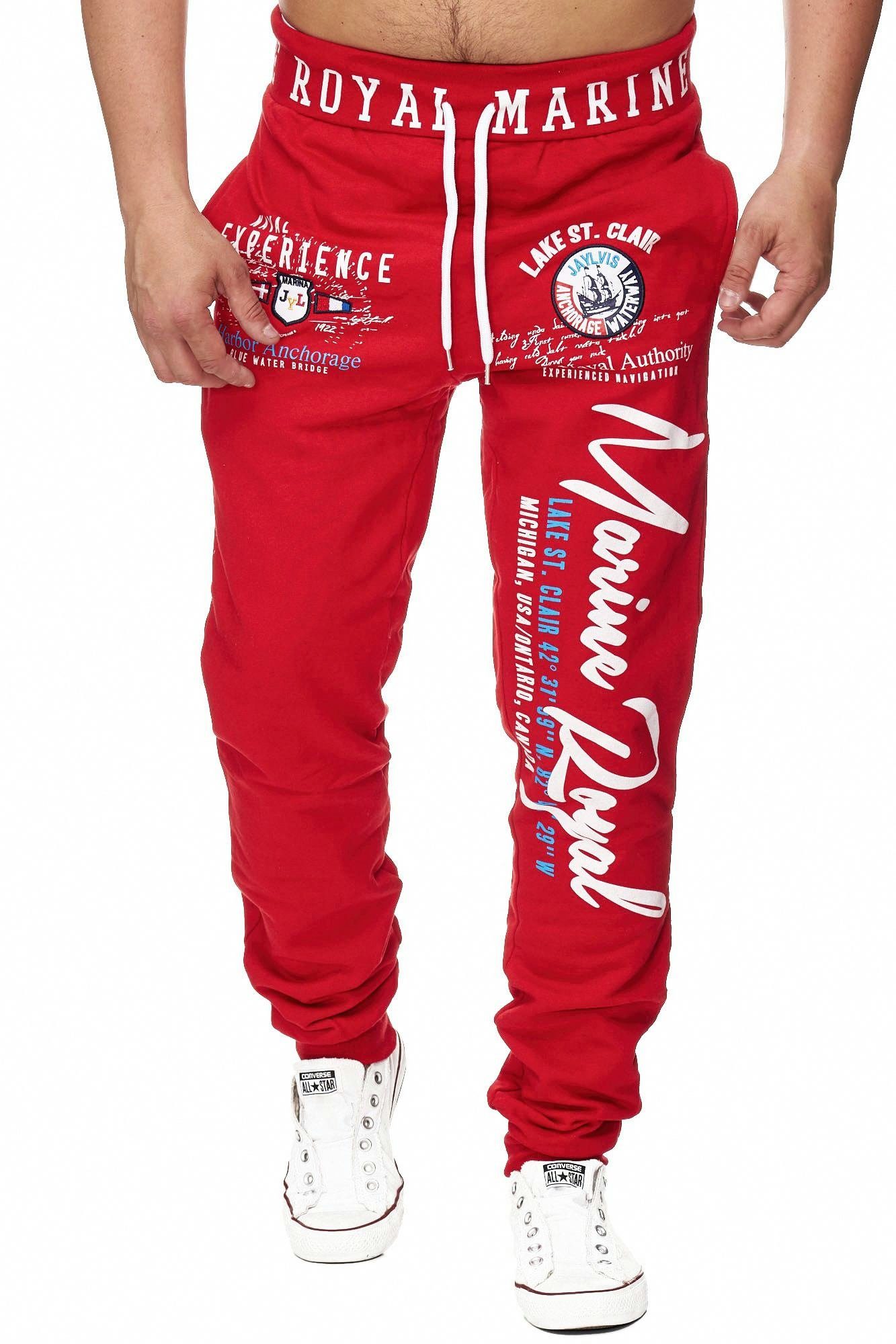 L.gonline Jogginghose Herren JoggingHOSE lang, Trainingshose Baumwolle, Spo günstig online kaufen