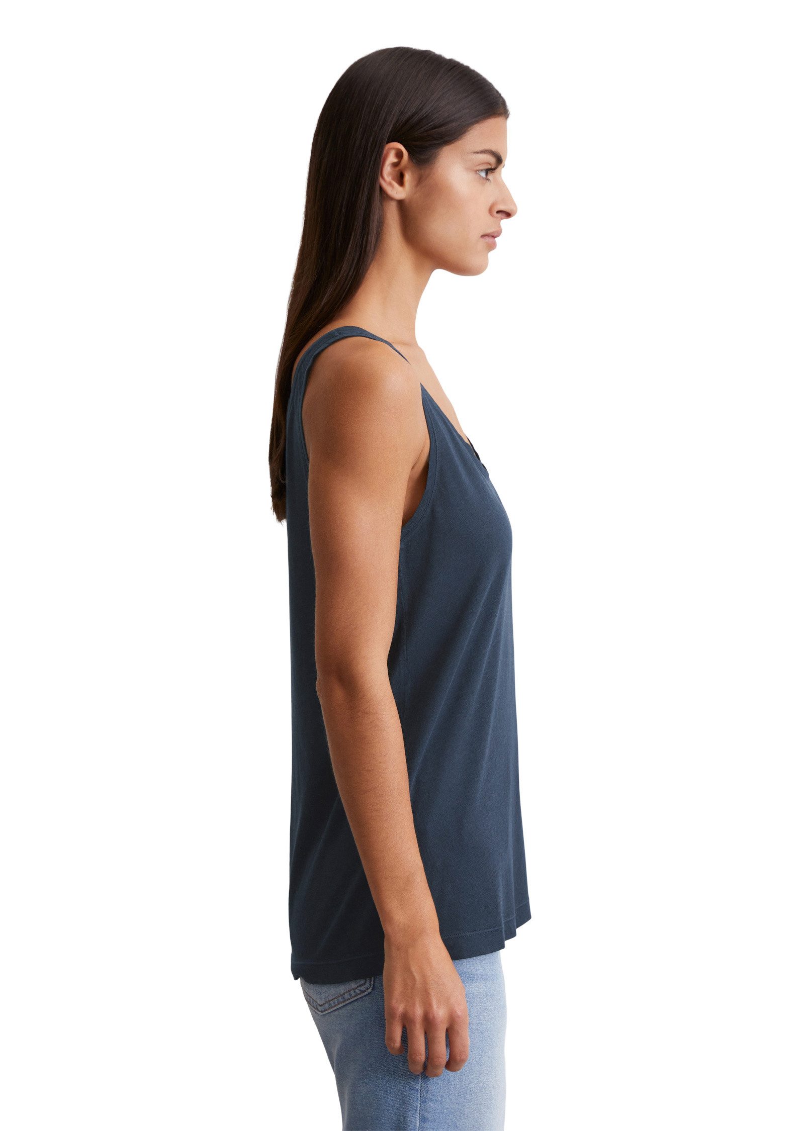 Marc O'Polo T-Shirt aus fließendem Viskose-Mix-Jersey günstig online kaufen
