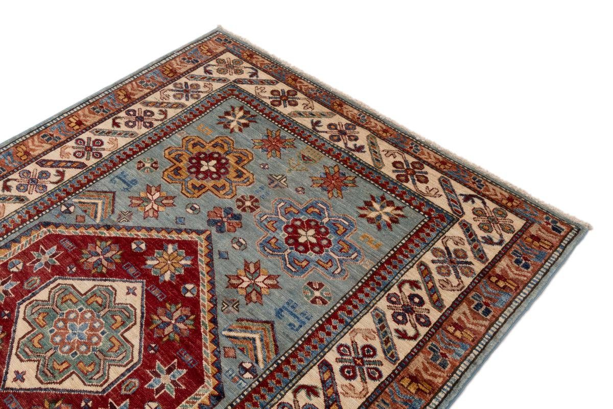 Trading, Handgeknüpfter Orientteppich Kazak Orientteppich, Super Nain mm 127x184 Höhe: rechteckig, 5