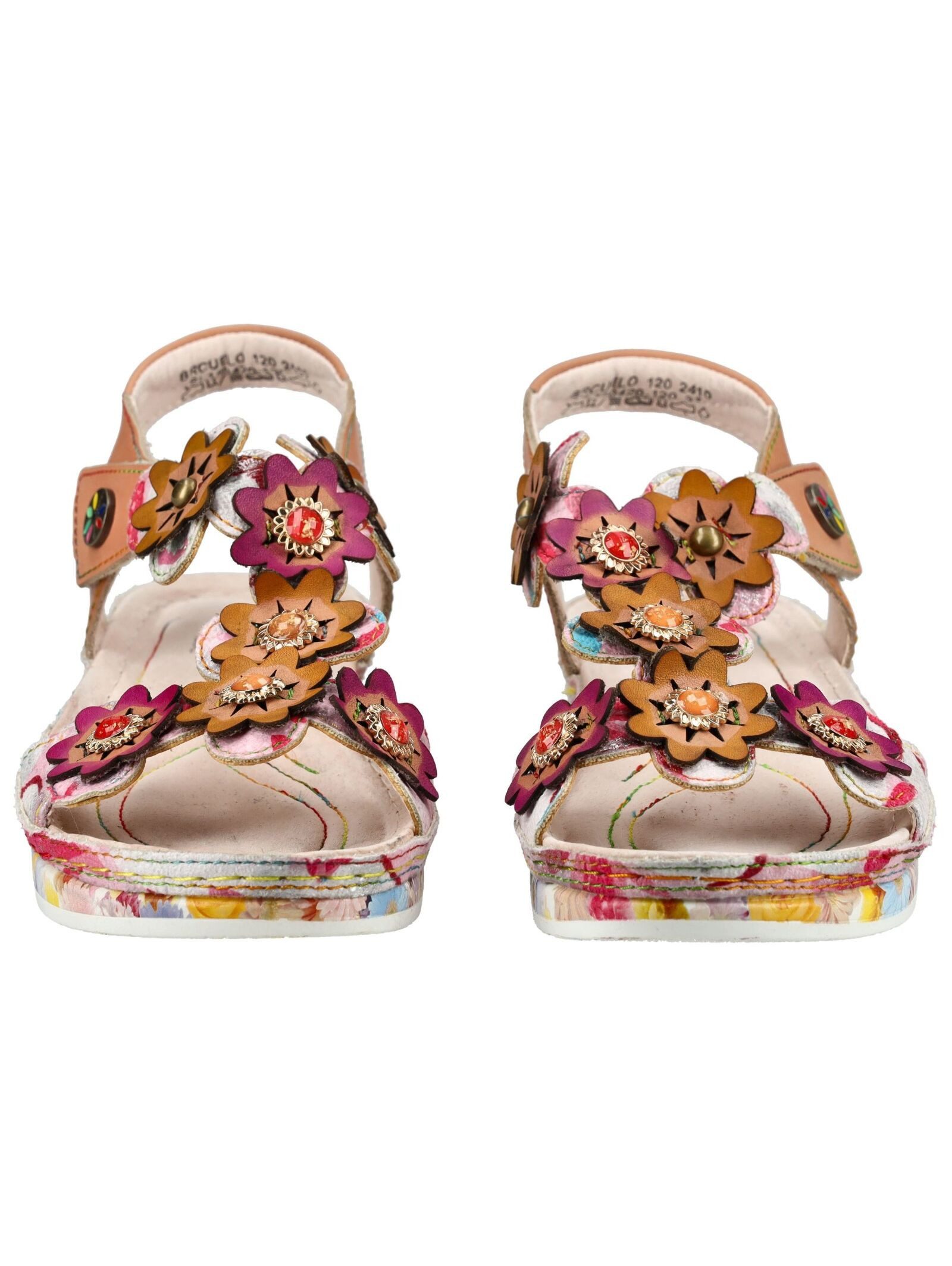 LAURA VITA LAURA VITA Sandalen Leder/Textil Riemchensandale