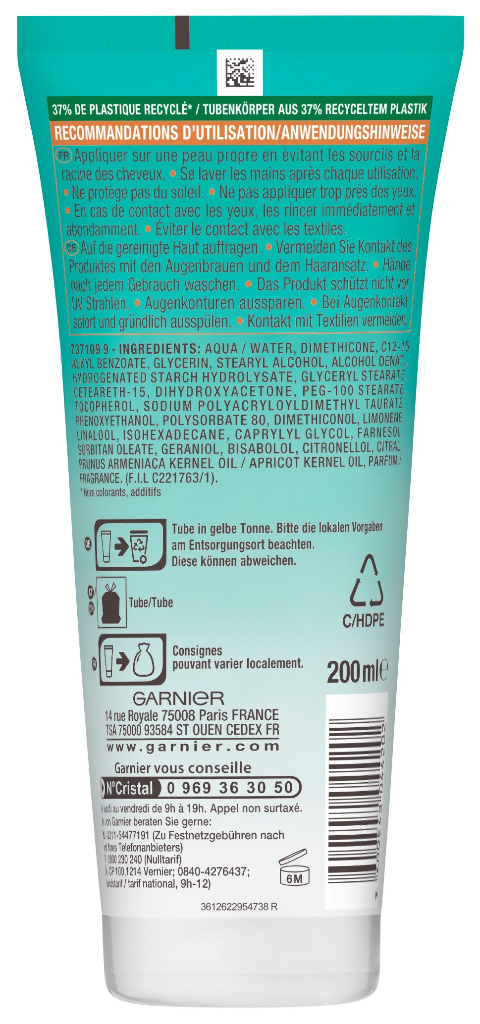 GARNIER After Sun-Milch AMBRE SOLAIRE BERUHIGENDE SANFT BRÄUNENDE FEUCHTIGKEITS-MILCH, natürliche Bräune, feuchtigkeitsspendend, klebt nicht