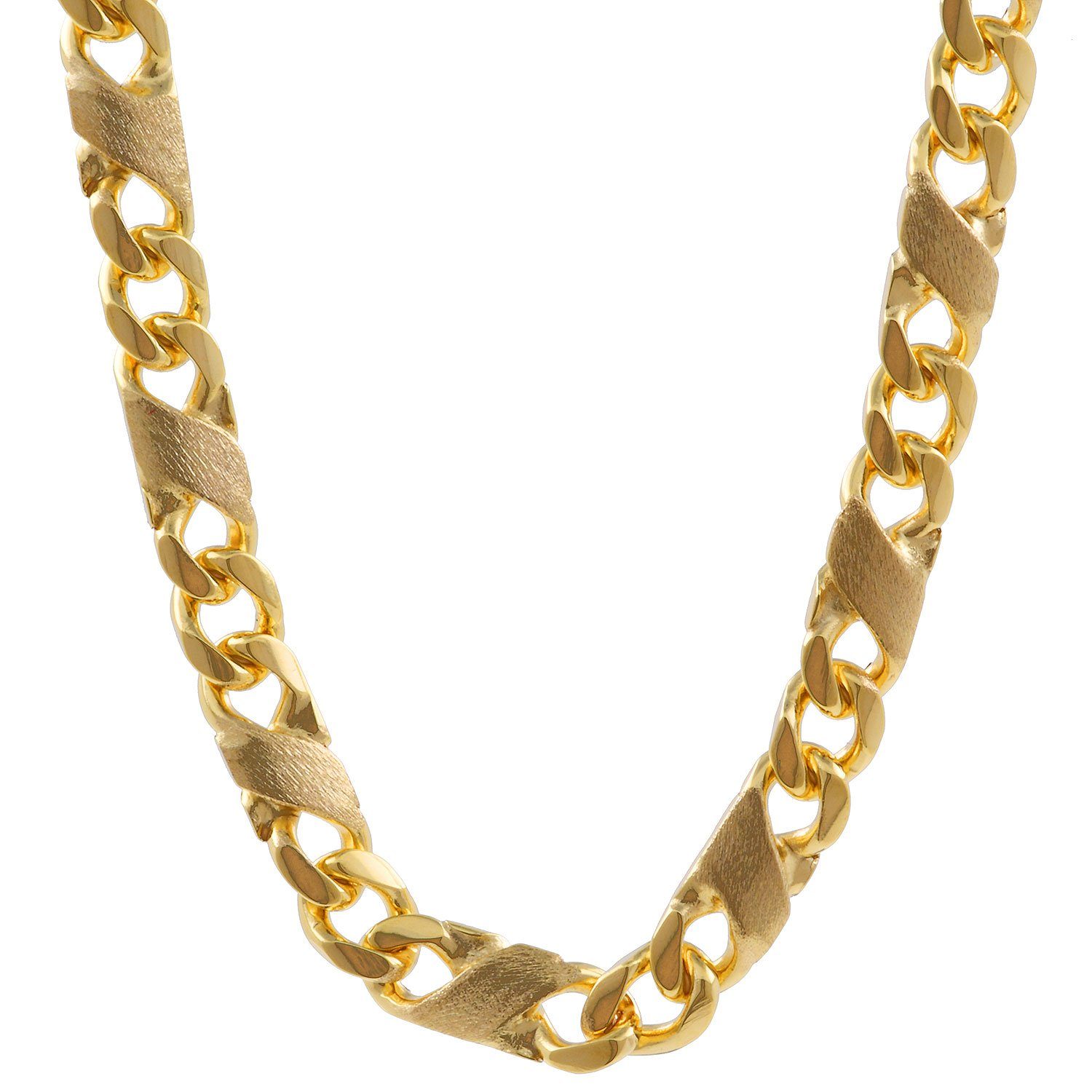 HOPLO Goldkette Goldkette Dollar Kette Länge 45cm - Breite 3,5mm - 585-14 K günstig online kaufen