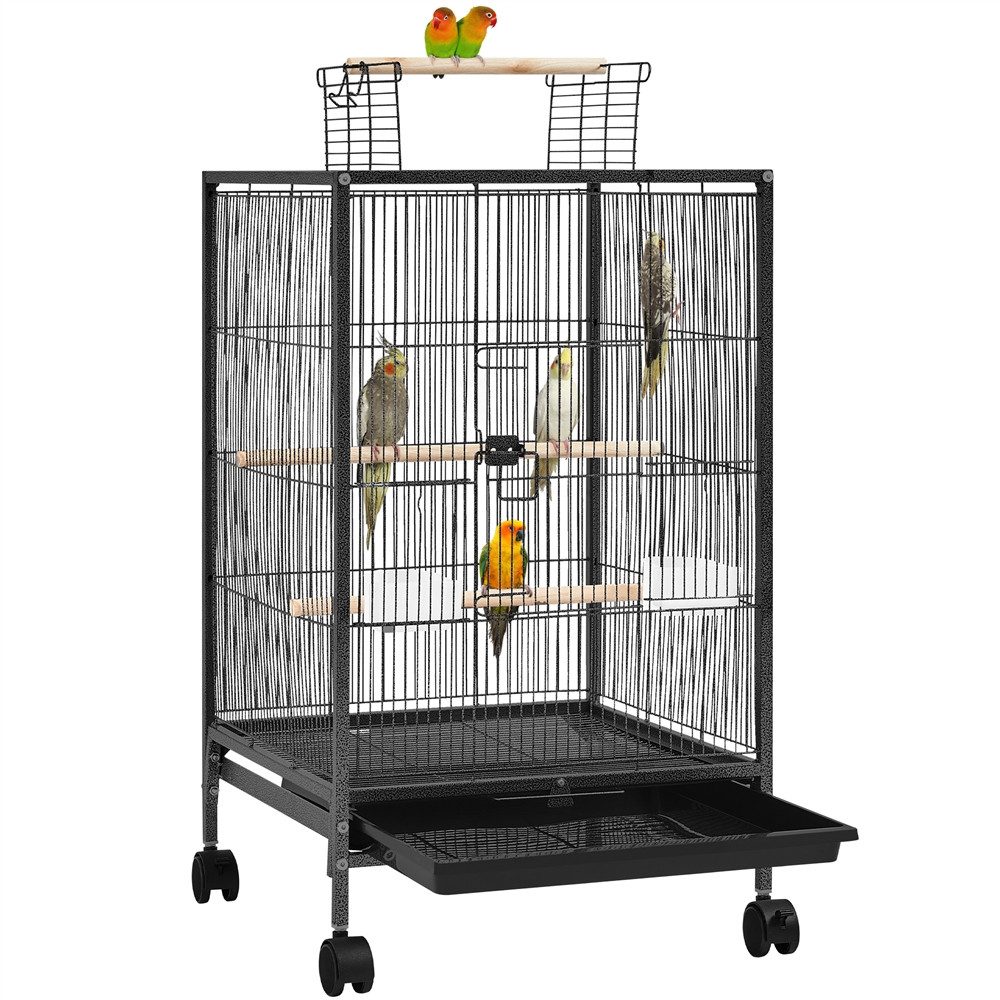 Yaheetech Vogelkäfig mit Rollen Wellensittich-Käfig mit günstig online kaufen