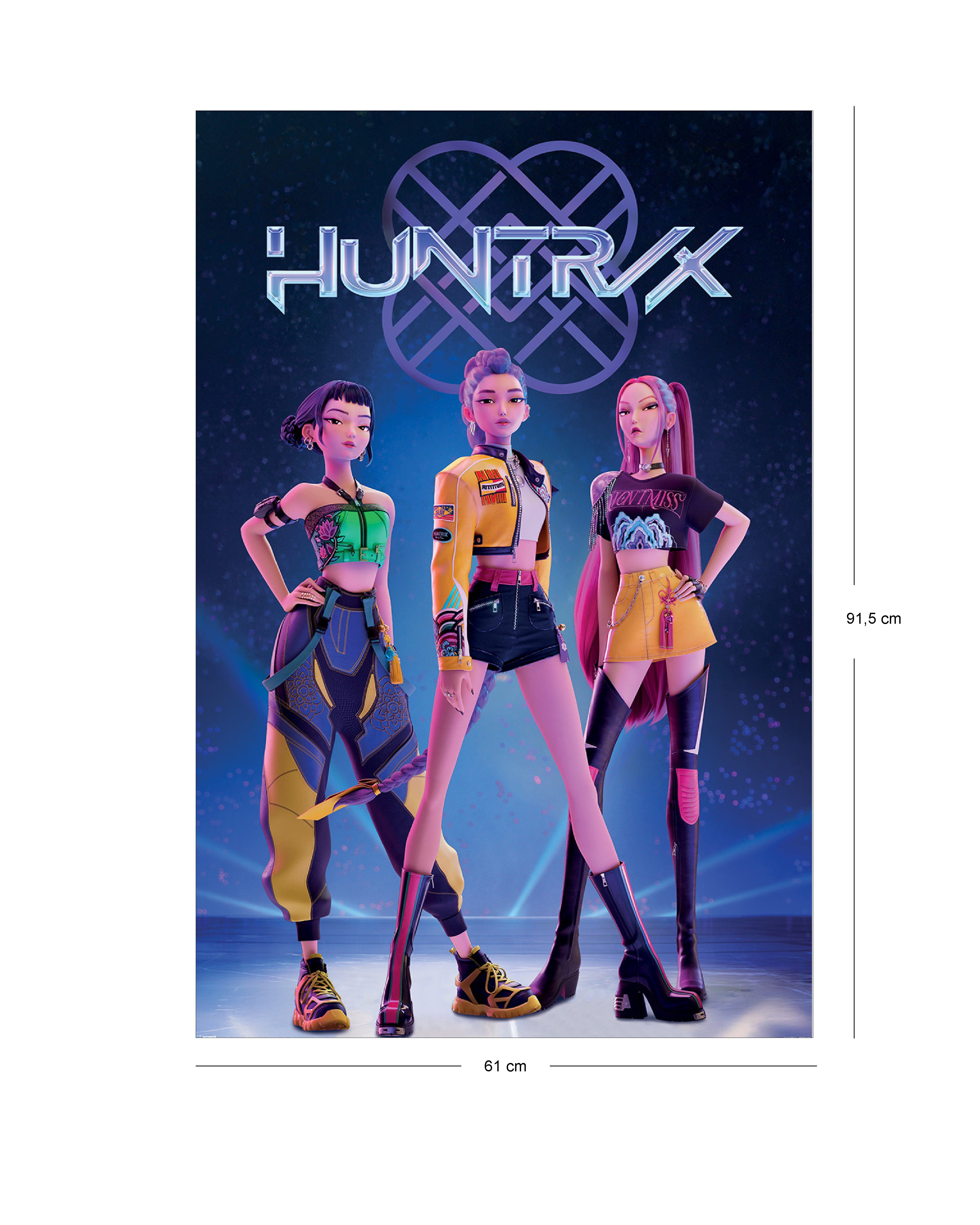 PYRAMID Poster KPop Demon Hunters Poster Huntr/x 61 x 91,5 cm