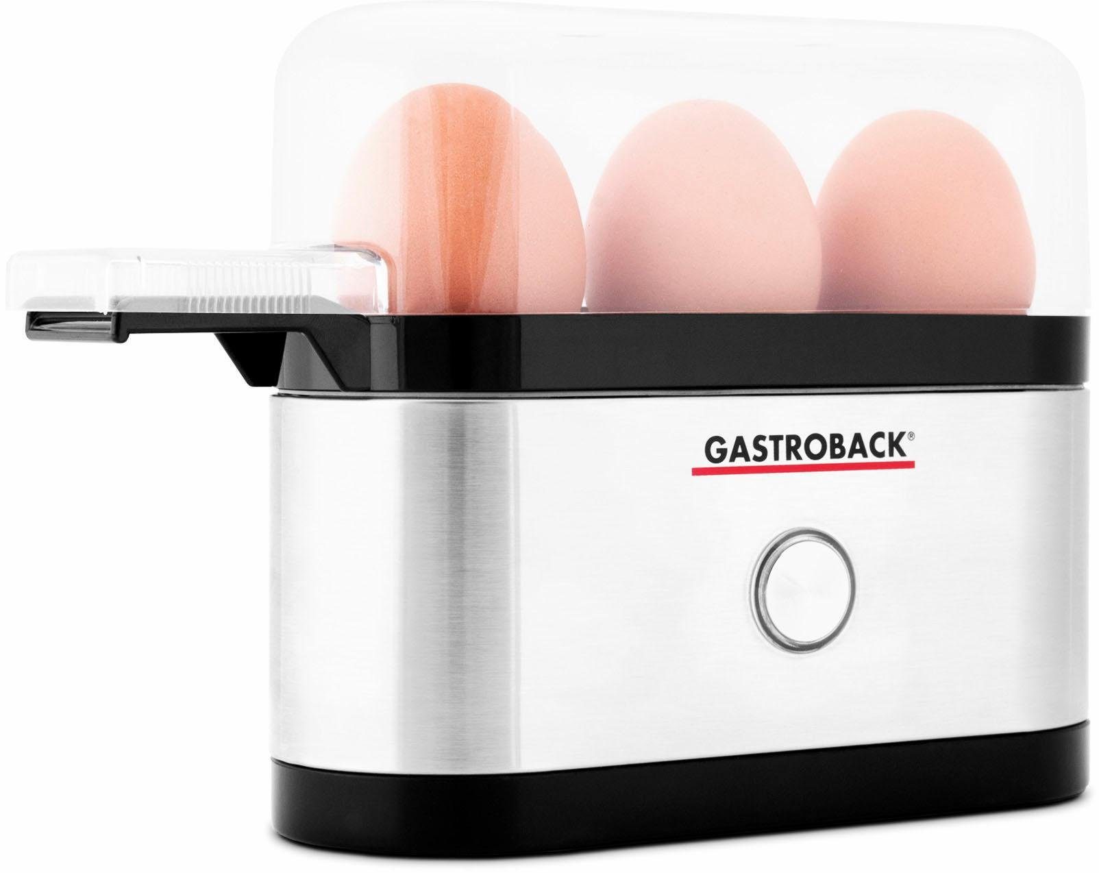 St., Design 42800 Eierkocher Mini, 3 Gastroback W Anzahl 350 Eier: