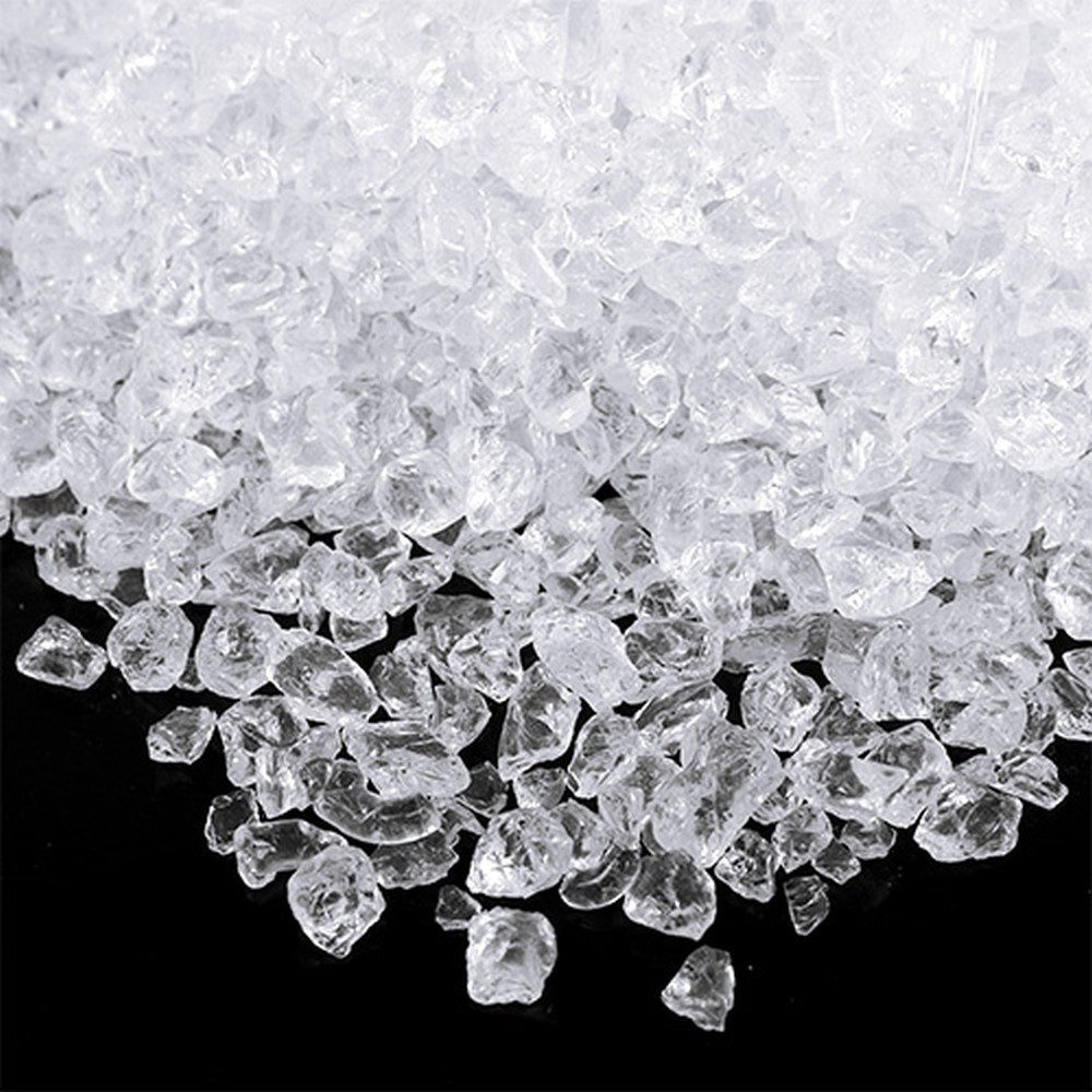 Viana Dekosand Glassteine Naturfarben 2-4mm 2kg Deko Glasgranulat