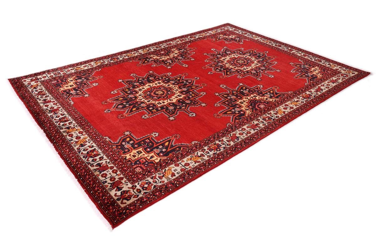 Orientteppich Trading, Orientteppich rechteckig, 200x300 Shiraz 10 mm Nain Höhe: Perserteppich, / Handgeknüpfter