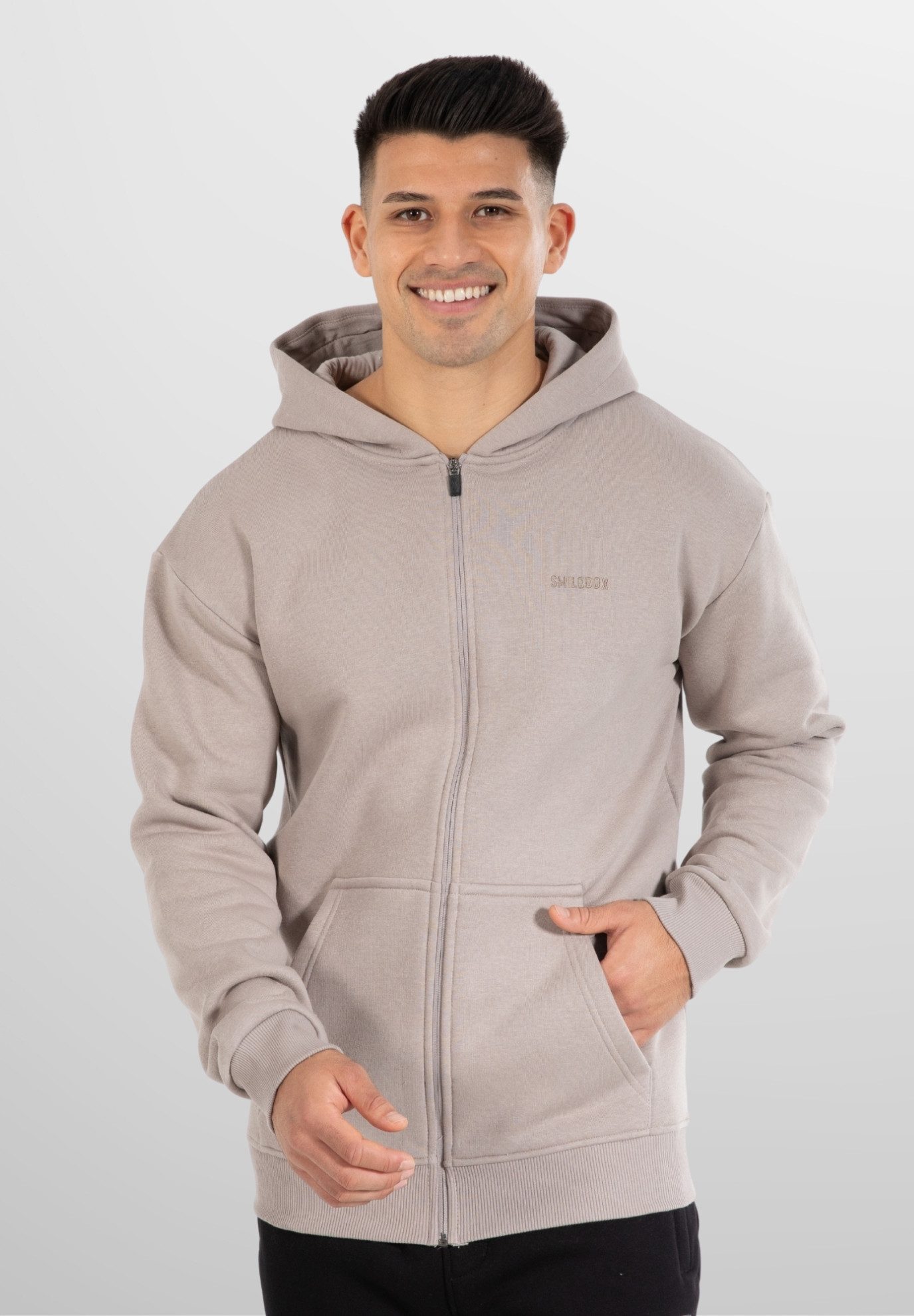 Smilodox Outdoorjacke Raik, lässiger Baumwoll-Pullover mit günstig online kaufen