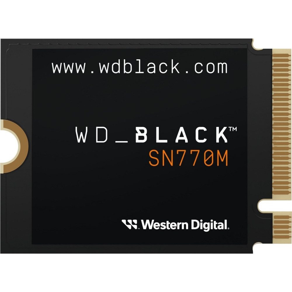 Western Digital WD Black SN770M 1 TB SSD - Interne Festplatte - schwarz interne SSD (1 TB) M.2 2230"