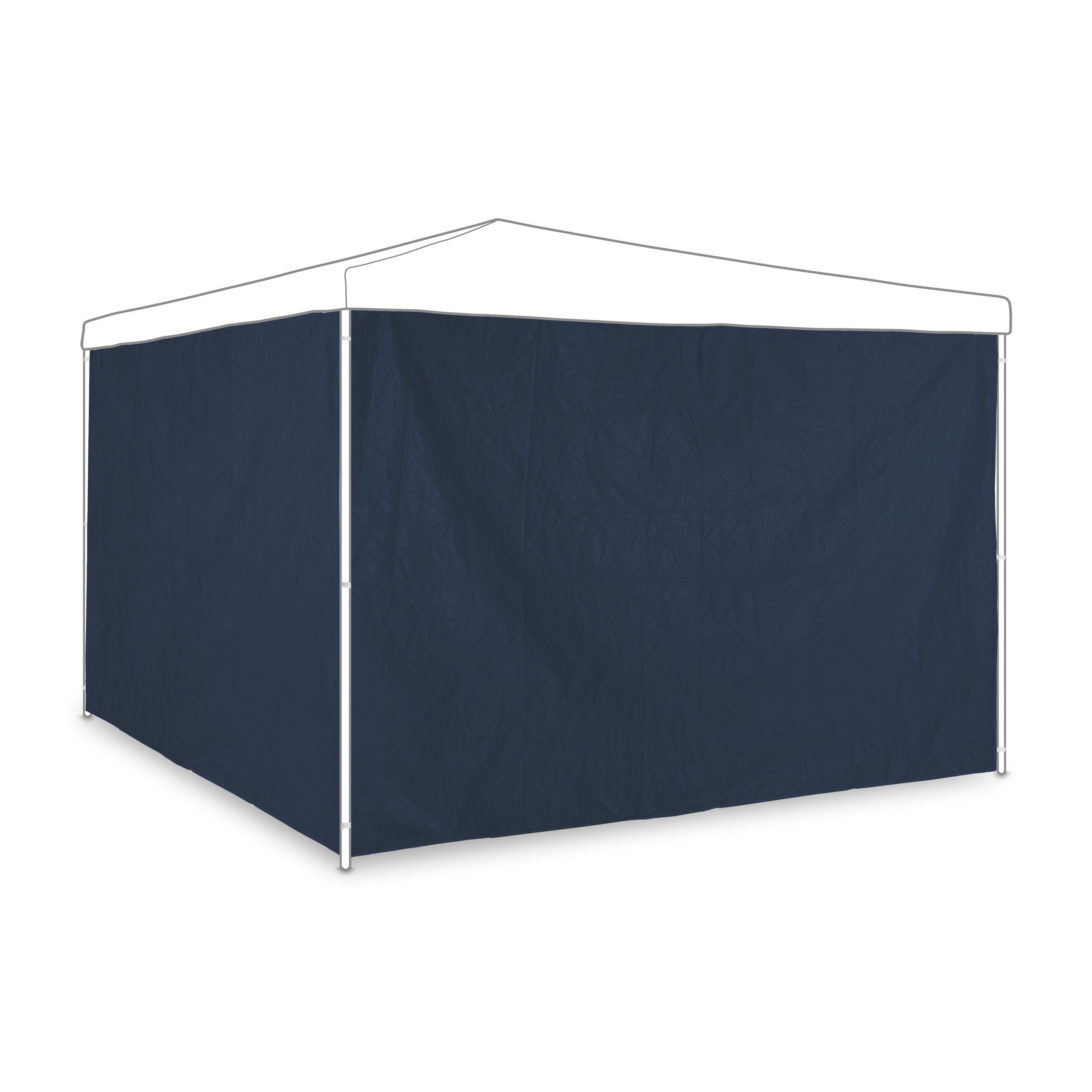 relaxdays Pavillon Seitenteile 2er Set dunkelblau günstig online kaufen