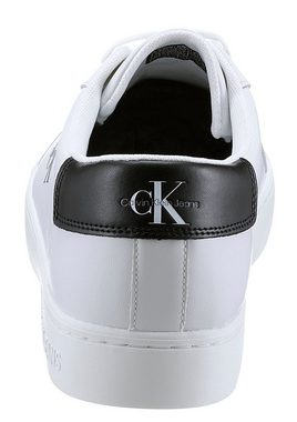 Calvin Klein Jeans CLASSIC CUPSOLE LACEUP LOW LTH Sneaker mit kontrastfarbigen Logodruck, Freizeitschuh, Halbschuh, Schnürschuh