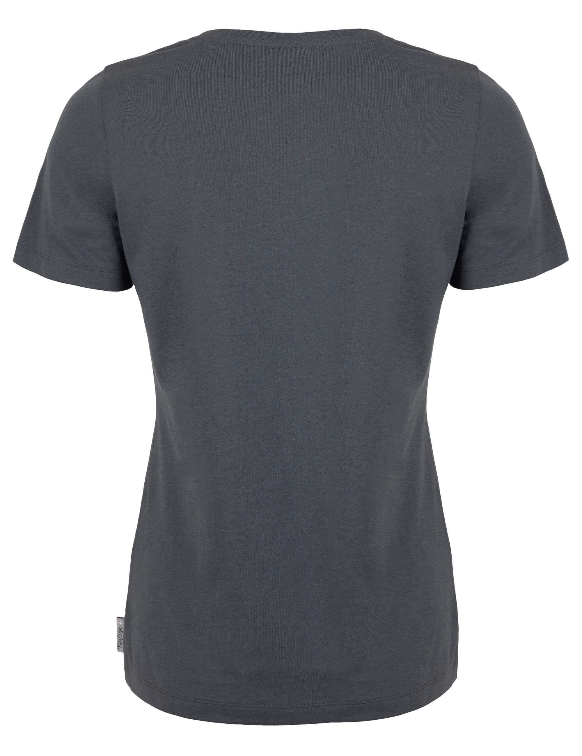 australia Keep Rundhalsausschnitt Spirit 100 anthrazit Logo-Print, the mit ROADSIGN % (1-tlg) T-Shirt Baumwolle &