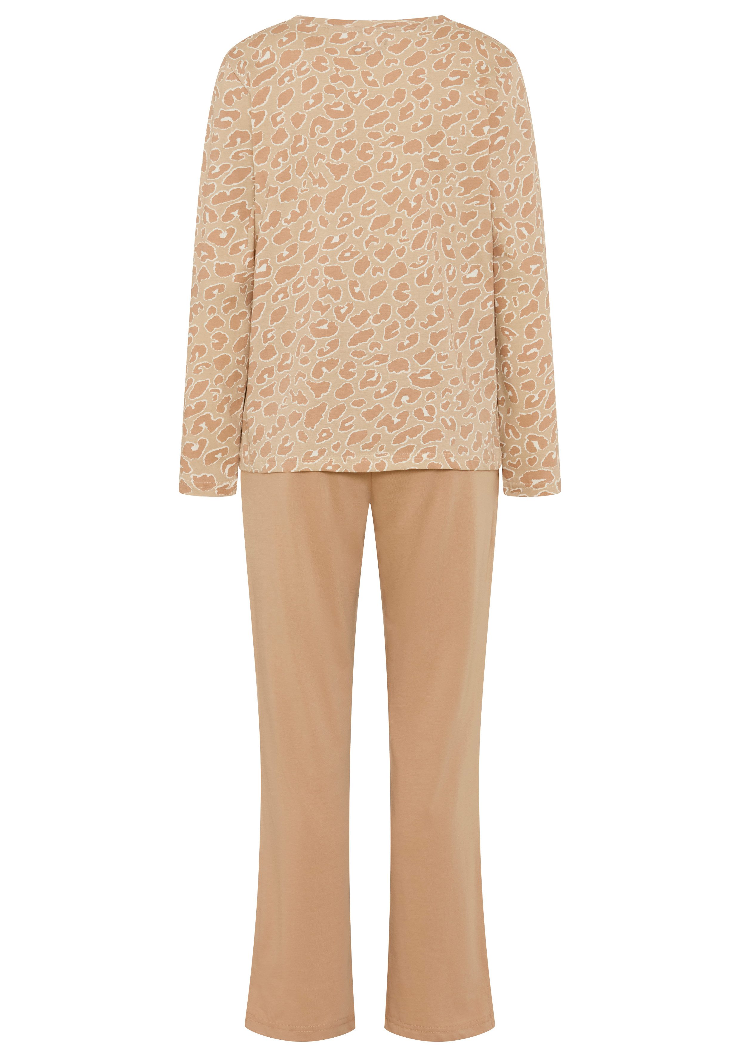 Vivance Dreams by Lascana Pyjama (Set) mit naturfarbenen Prints