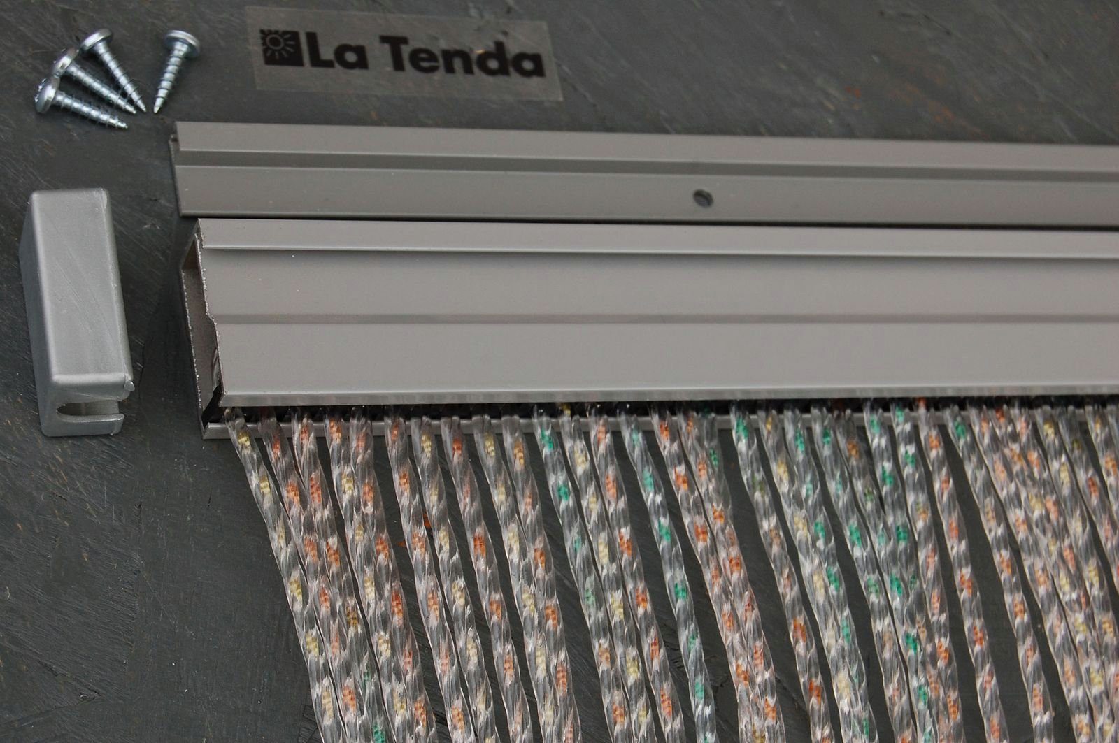 120 230 Insektenschutz-Vorhang individuell Streifenvorhang kürzbar La La x Tenda PVC XL und Breite Länge 2 - bunt, cm, LAZIO Tenda