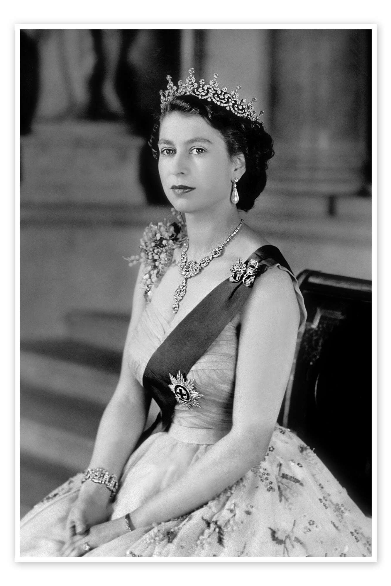 Posterlounge Poster Bridgeman Images, Königin Elizabeth II, Wohnzimmer Fotografie