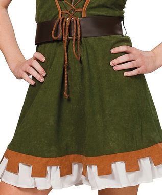 Karneval-Klamotten Kostüm Robin Hood Damen Bogenschütze Mittelalter, Damenkostum Lady Marian Kleid Räuberin Karneval Fasching