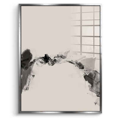 DOTCOMCANVAS® Acrylglasbild Wabi Sabi-1 - Acrylglas, Acrylglasbild beige weiß moderne abstrakte Kunst Druck Wandbild