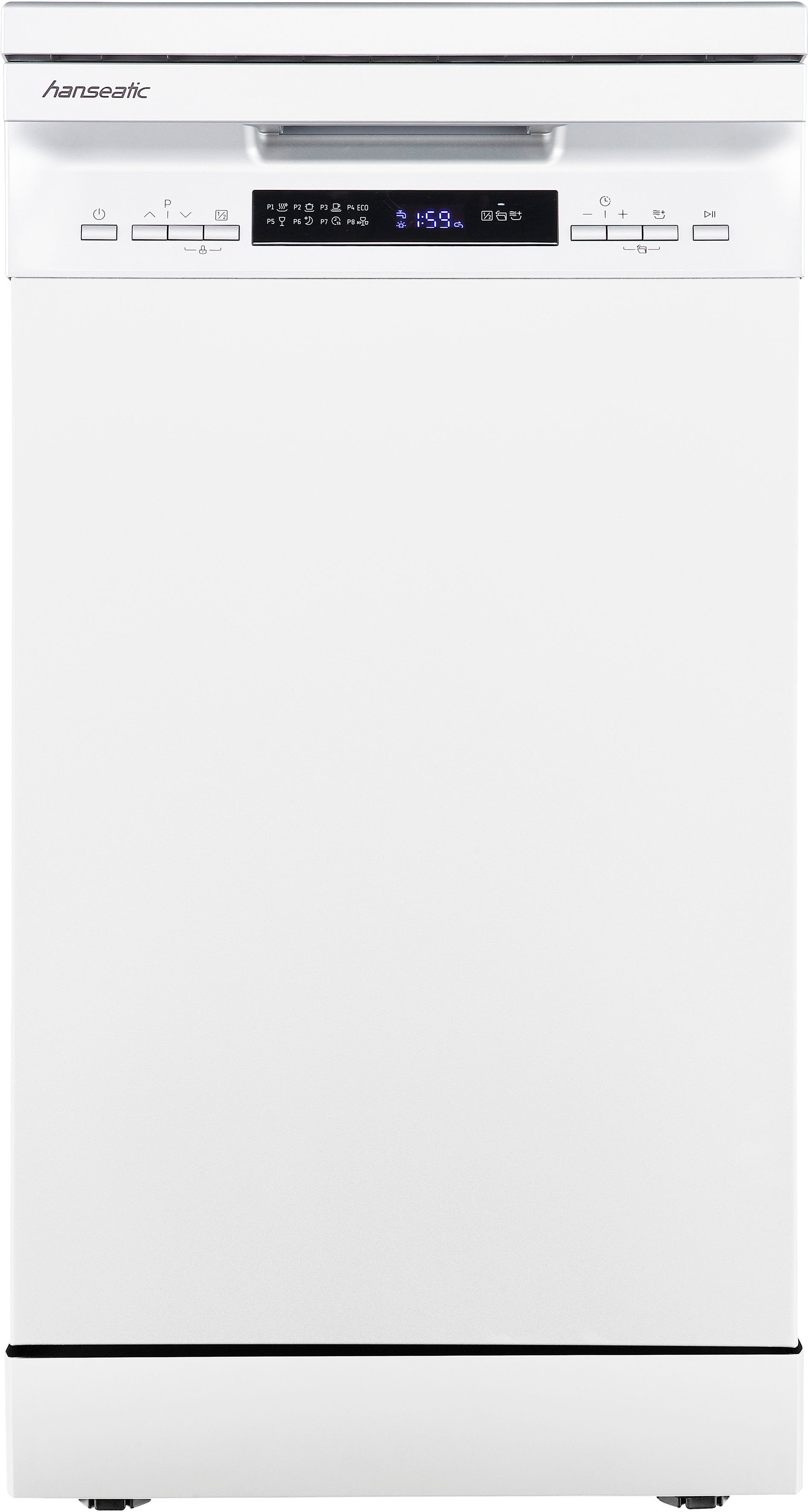 Hanseatic Standgeschirrspüler HG4585D107636QW, 10 Maßgedecke