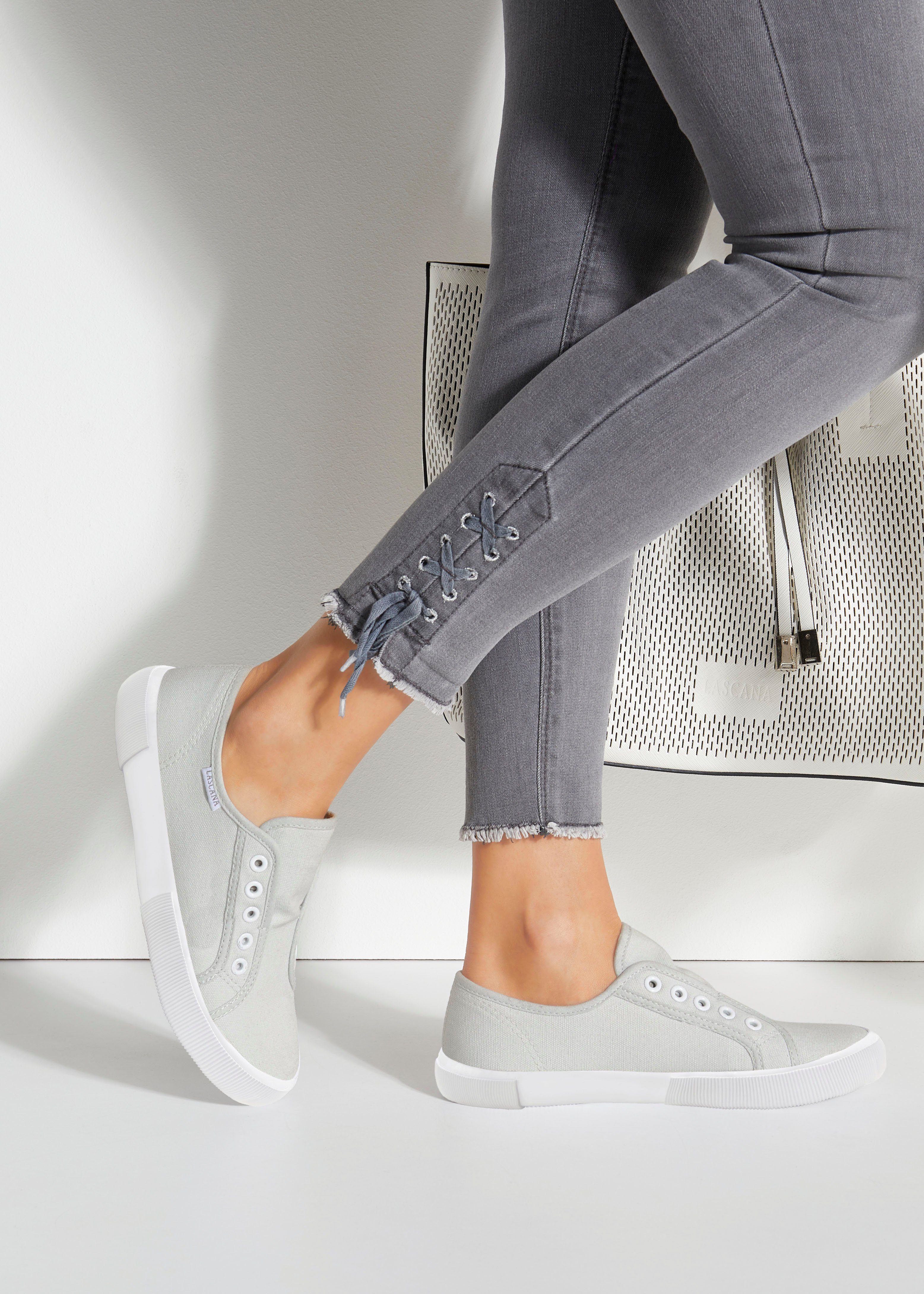 LASCANA Sneaker Slipper, Halbschuh bequem zum Reinschlüpfen VEGAN günstig online kaufen
