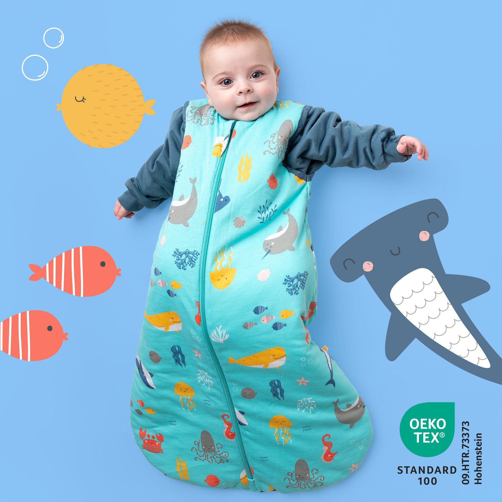 Schlummersack Kinderschlafsack Babyschlafsack, 2.5 Tog OEKO-TEX zertifizier günstig online kaufen