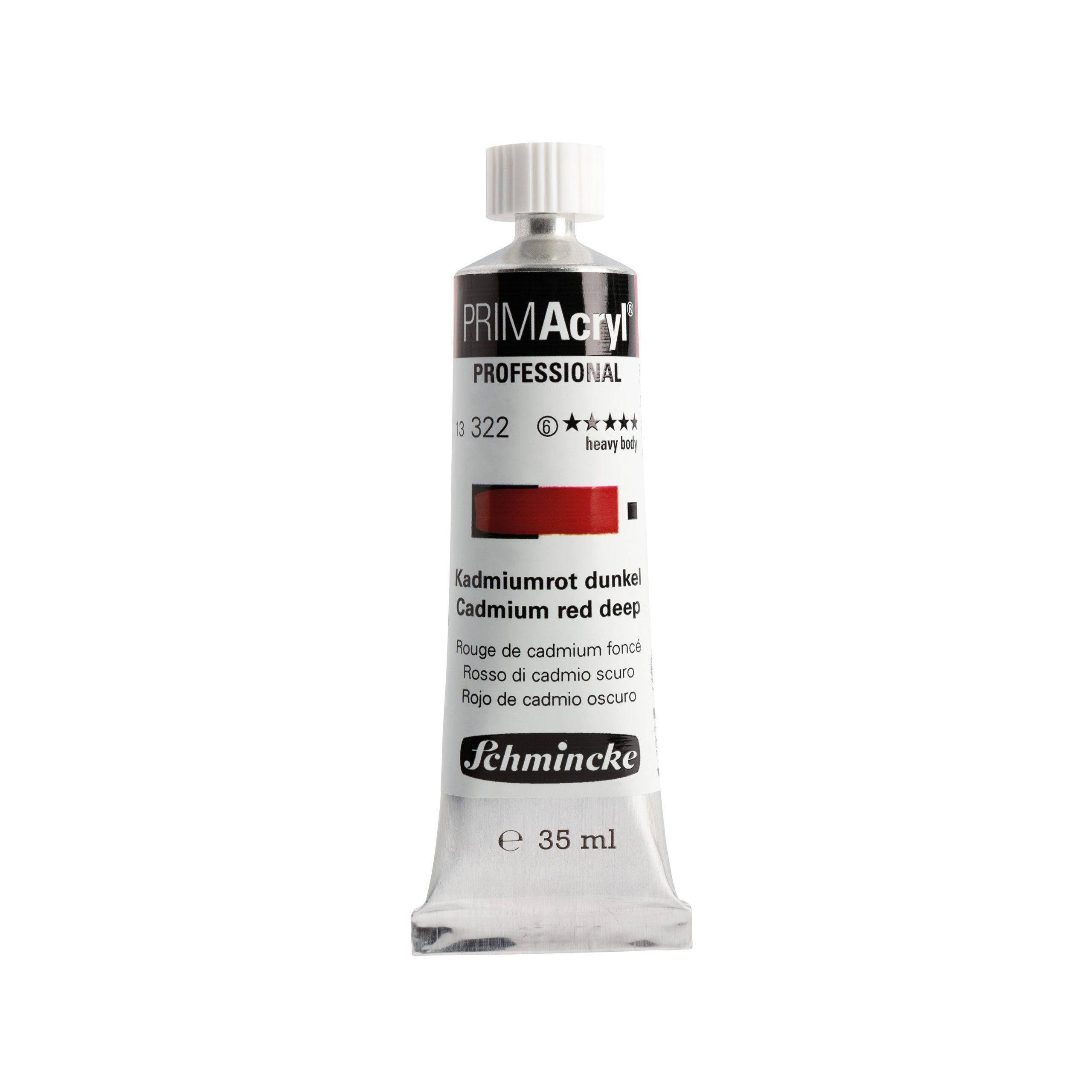 Schmincke Acrylfarbe 35ml PRIMAcryl Kadmiumrot dunkel Acryl 13 322 009