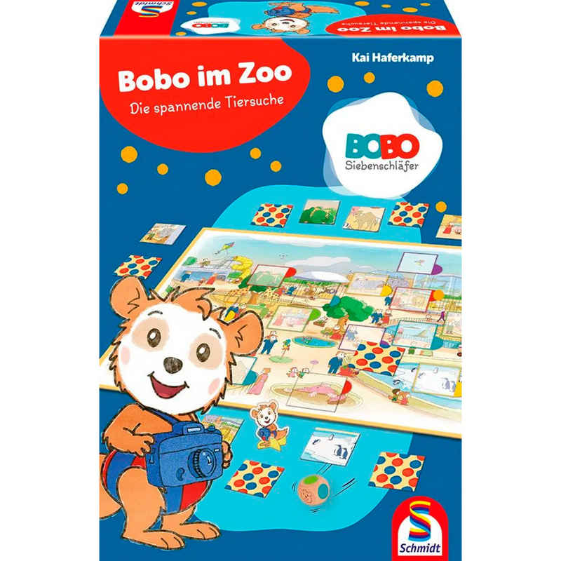 Schmidt Spiele Spiel, Bobo Siebenschläfer: Bobo im Zoo - Die spannende Tiersuche