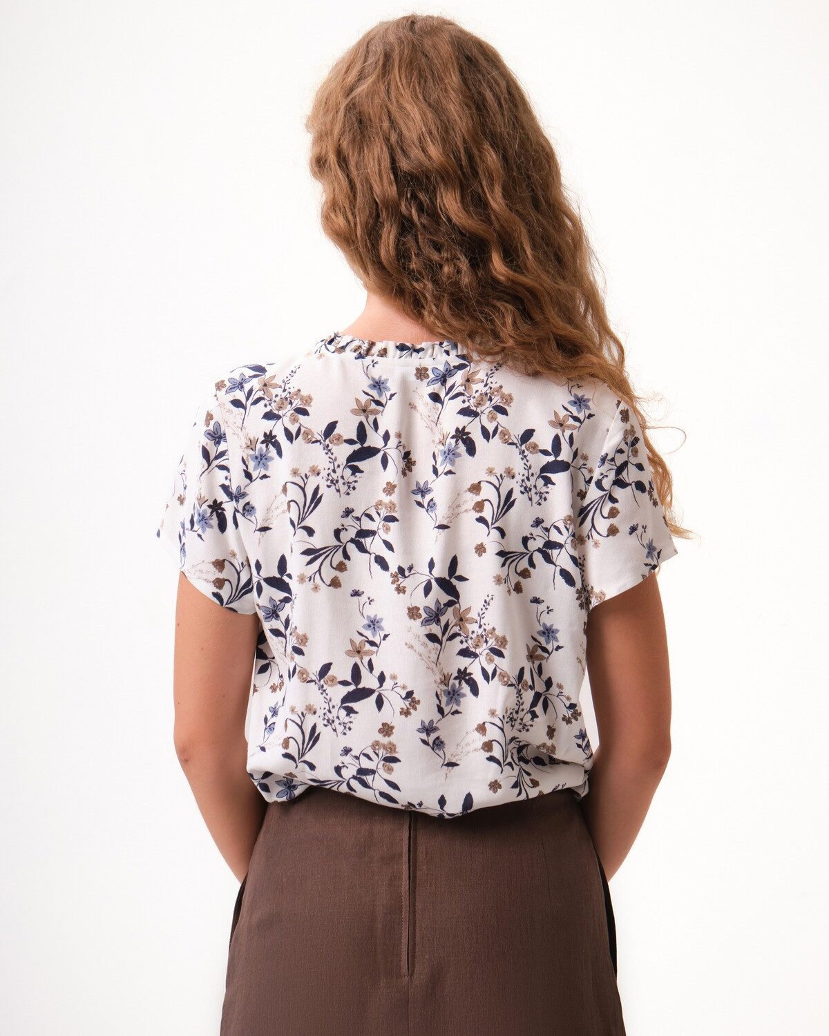 FELICITAS Blusenshirt Halbarm-Blusenshirt Bernadette