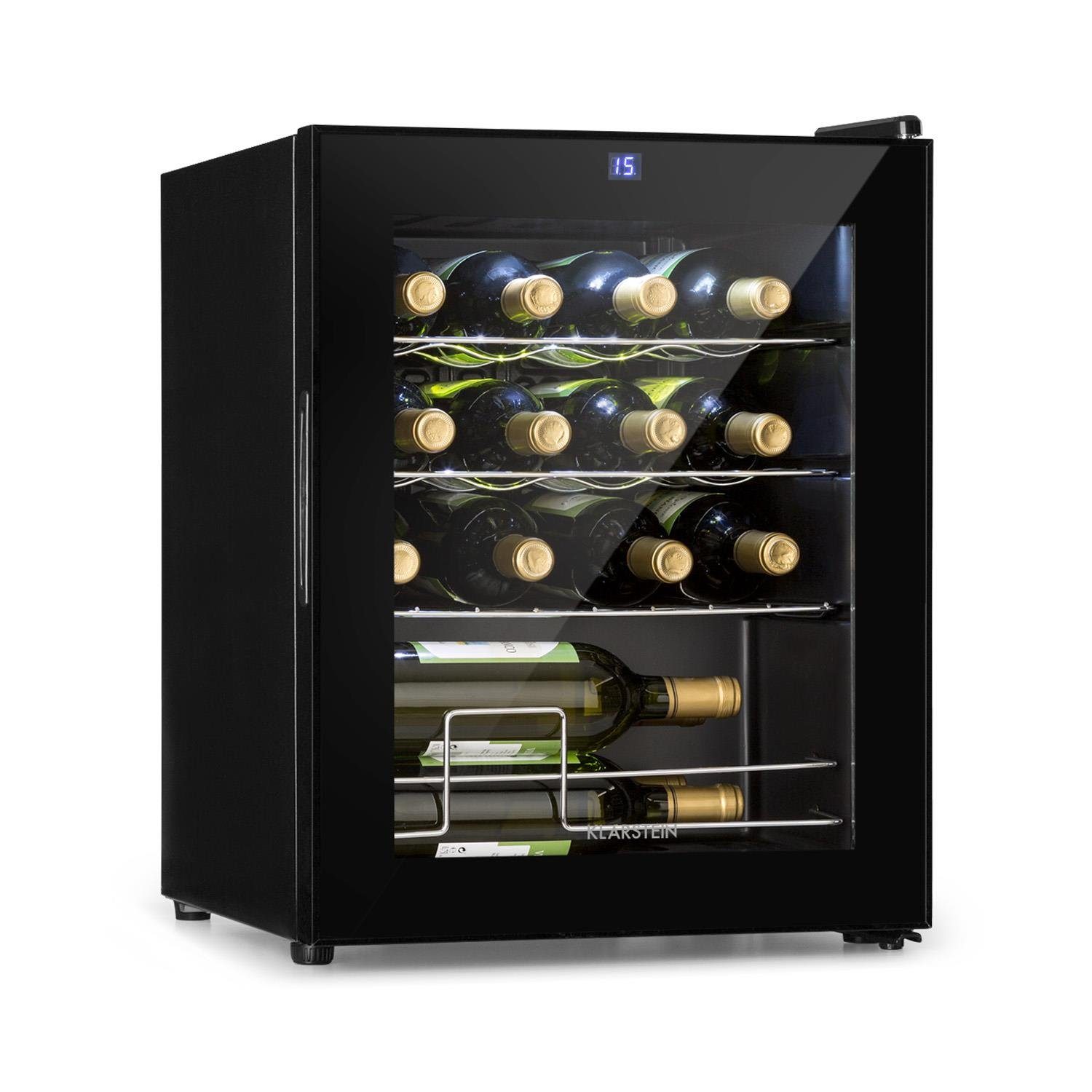 Klarstein Weinkühlschrank Shiraz 16 Uno Weinkühlschrank 42l  Touch-Bedienfeld 131W 5-18°C, für 16 Standardflaschen á 0,75l online kaufen  | OTTO