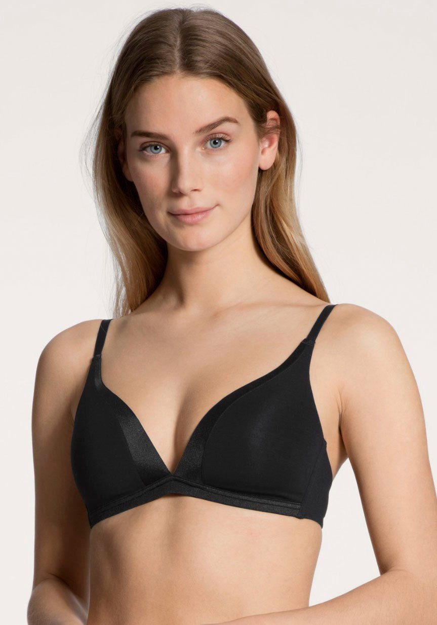CALIDA Triangel-BH Cate Satinblende, ohne Bügel, Single-Jersey Qualität, el günstig online kaufen