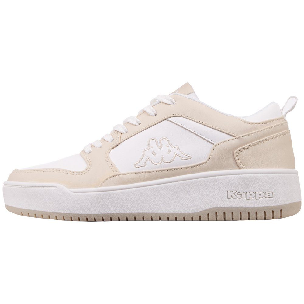 Kappa Sneaker mit angesagter Plateausohle offwhite-white