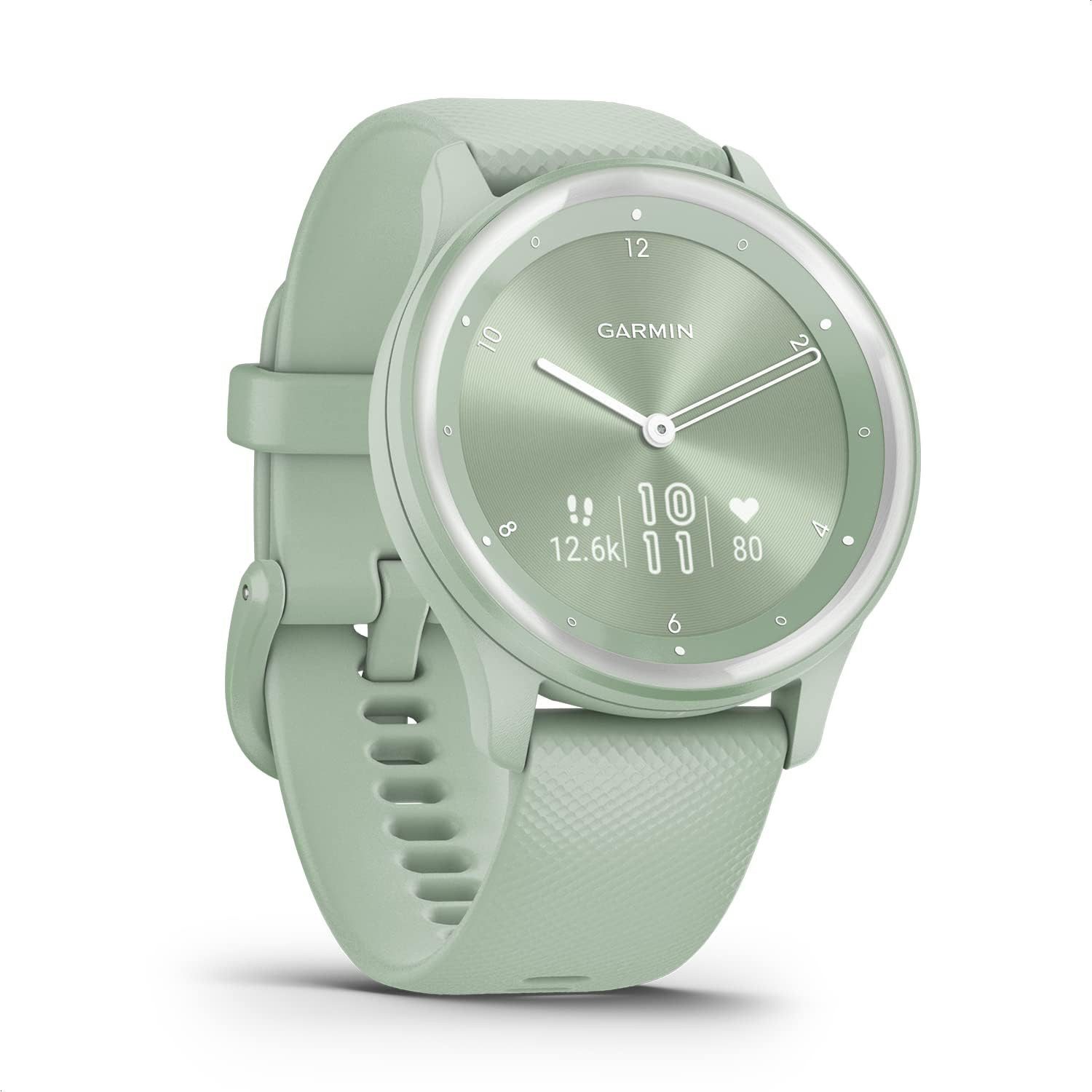 Garmin 010-02566-03 Smartwatch (2,1 cm, Andriod ios), Elegante Hybrid Smartwatch 40 mm