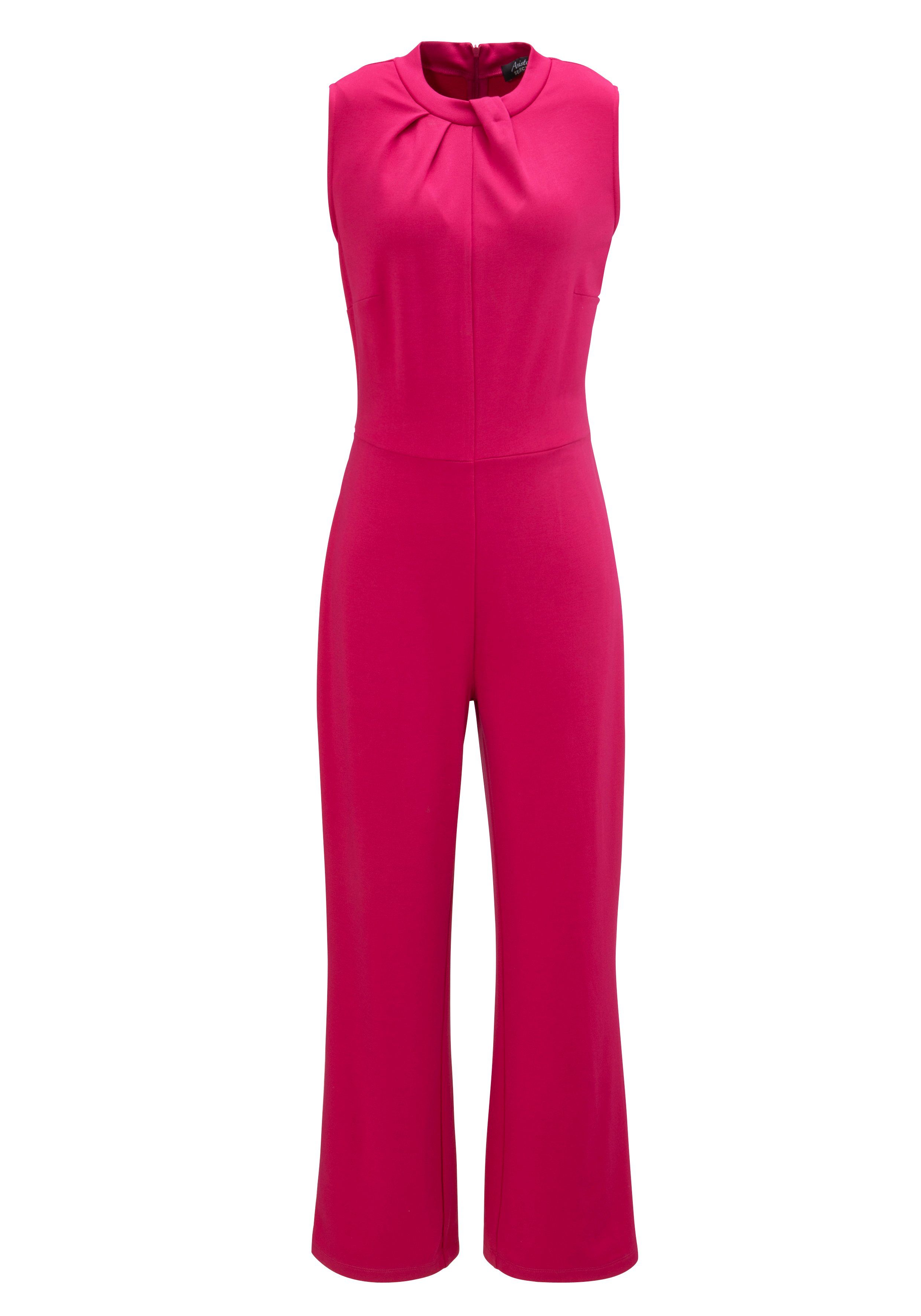 leg SELECTED NEUE Aniston Jumpsuit pink wide - KOLLEKTION