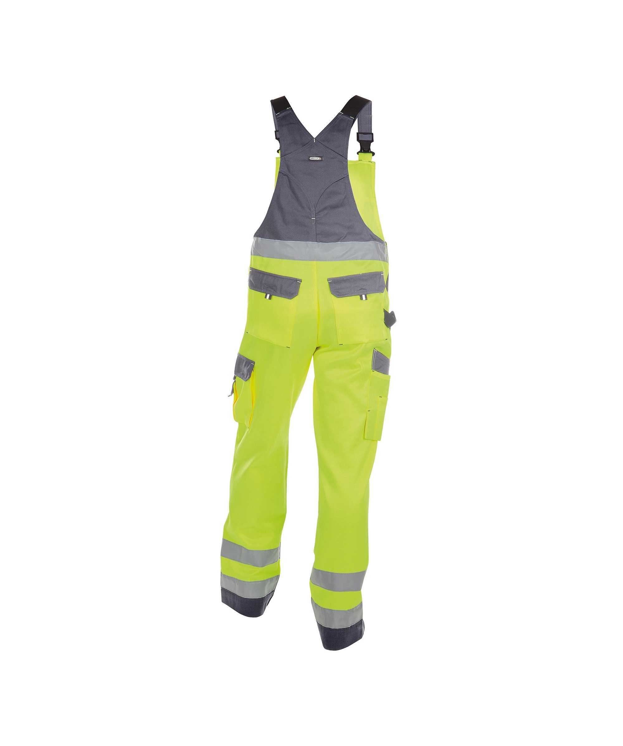 Dassy Arbeitslatzhose Warnschutz Latzhose mit Kniepolstertaschen Toulouse (1-tlg)