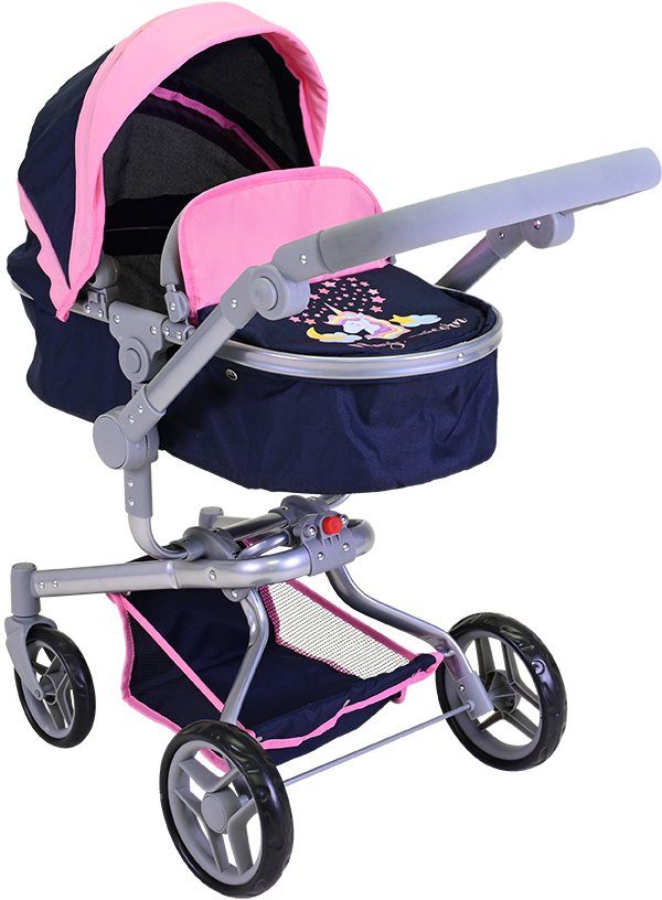 Knorrtoys® Kombi-Puppenwagen Boonk - Magic Unicorn günstig online kaufen