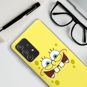 DeinDesign Handyhülle Spongebob Schwammkopf Offizielles Lizenzprodukt Kindheit, Samsung Galaxy A52s 5G Silikon Hülle Bumper Case Handy Schutzhülle