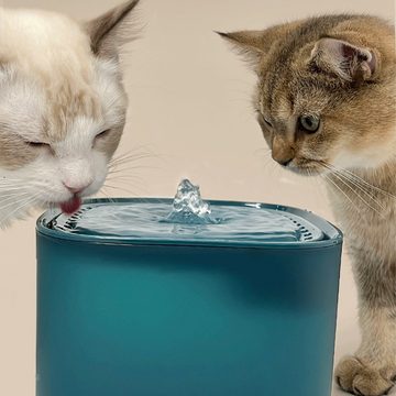 Kpaloft Trinkbrunnen 3 L, Trinkautomat, Katzen Wasserspender, superleise 3 l, automatische Wassertrinkschalen