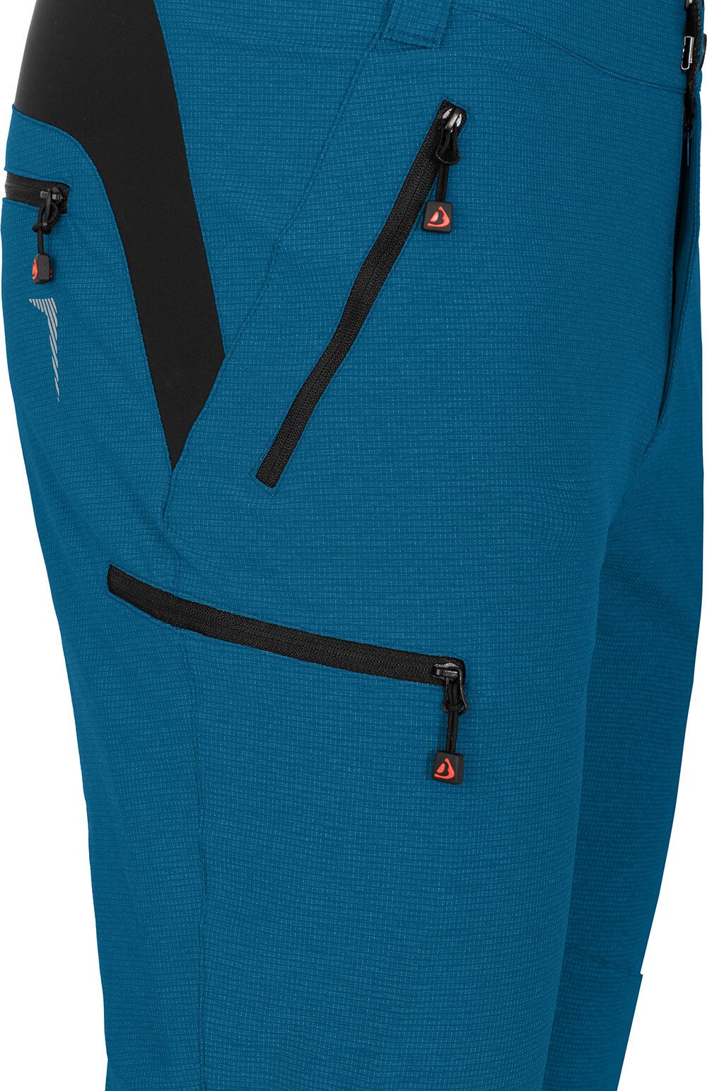 Bergson Fahrradhose PATTI Herren Radhose, robust, elastisch, Langgrößen, Saphir blau