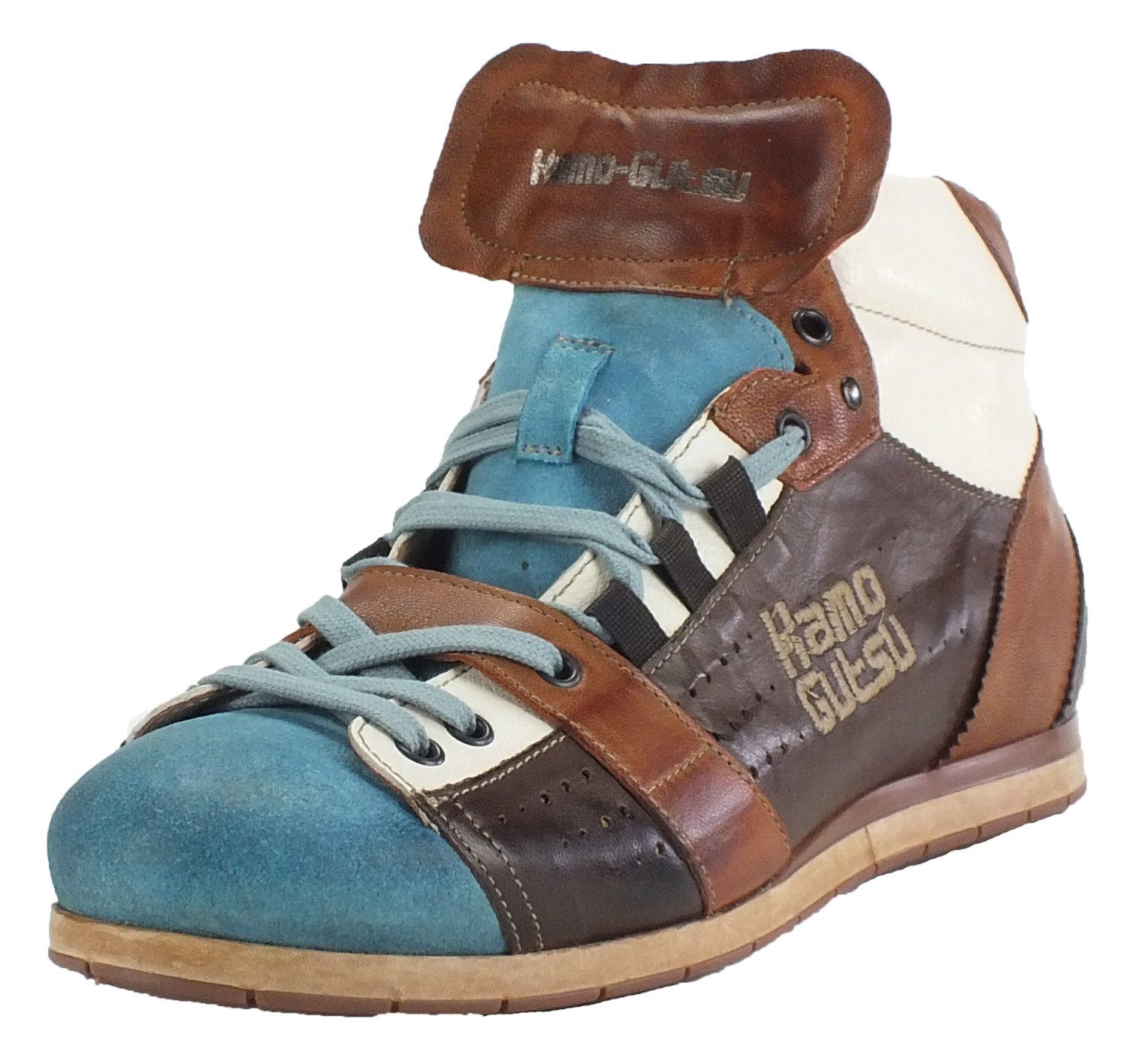 Kamo-Gutsu Herren Leder Halbschuhe Sneaker Wechselfussbett günstig online kaufen