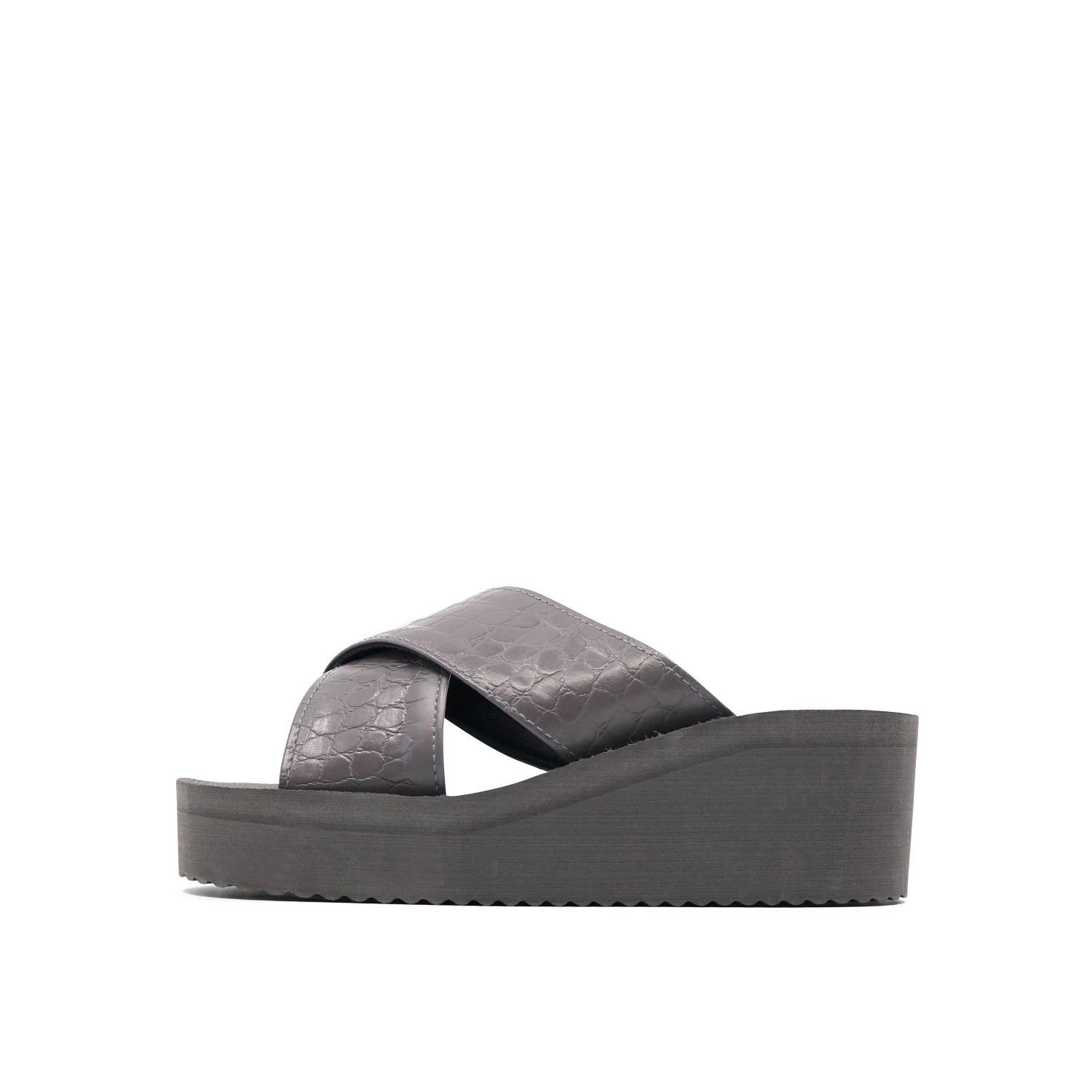 Flip Flop wedge*cross croco Sandale günstig online kaufen