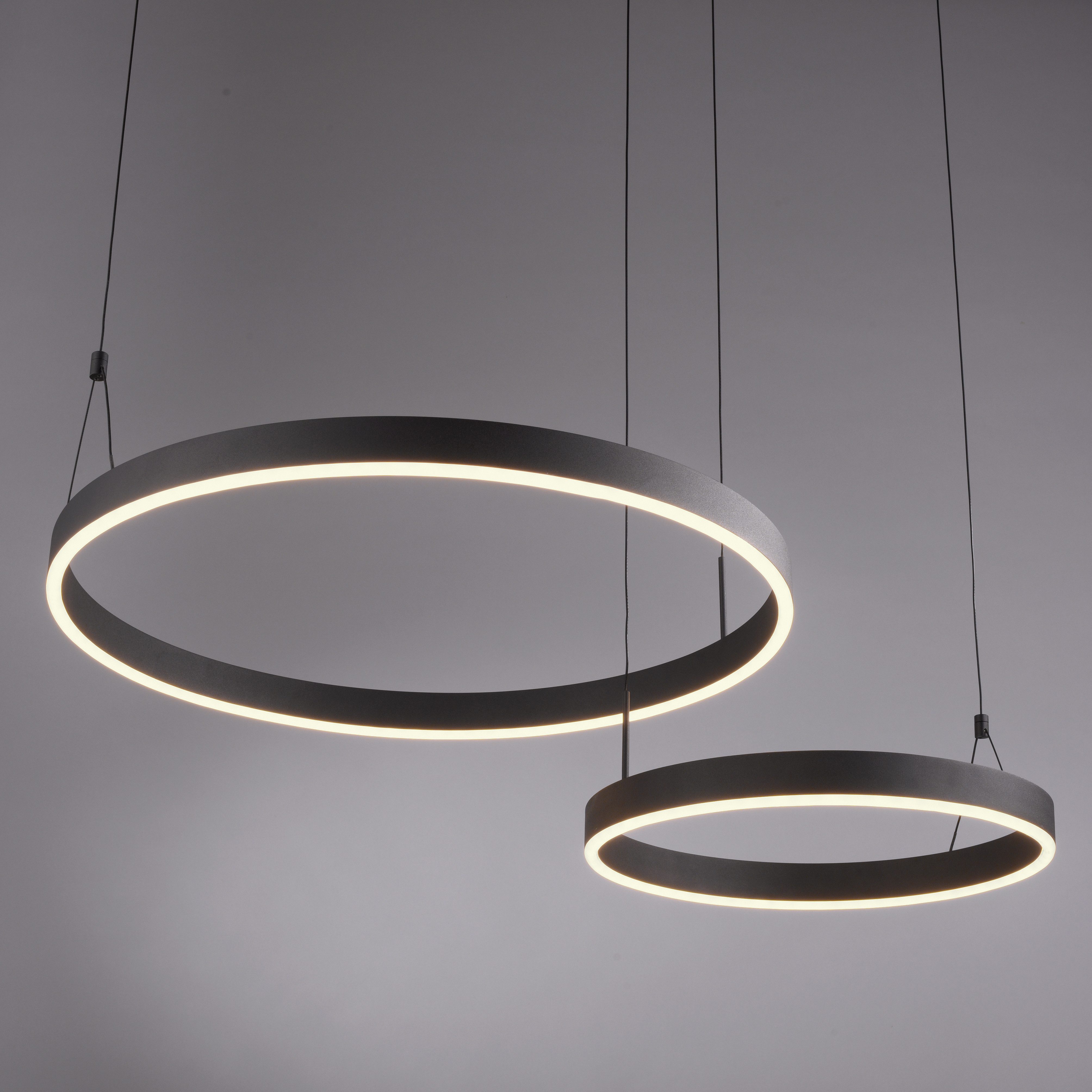 Paul Neuhaus Pendelleuchte ESKO, dimmbar über Fernbedienung, LED fest integriert, warmweiß - kaltweiß, CCT - über Fernbedienung, dimmbar über Fernbedienung, Memory