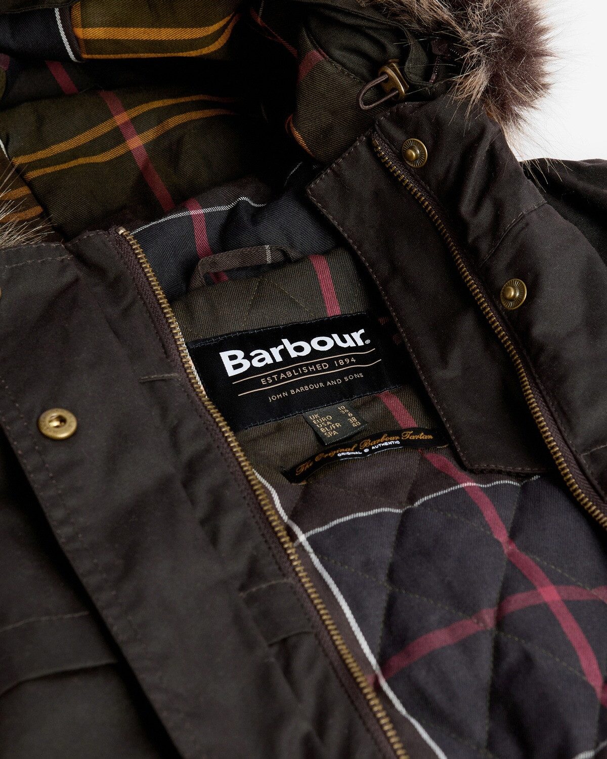 Barbour Parka Wachsmantel Durham City günstig online kaufen