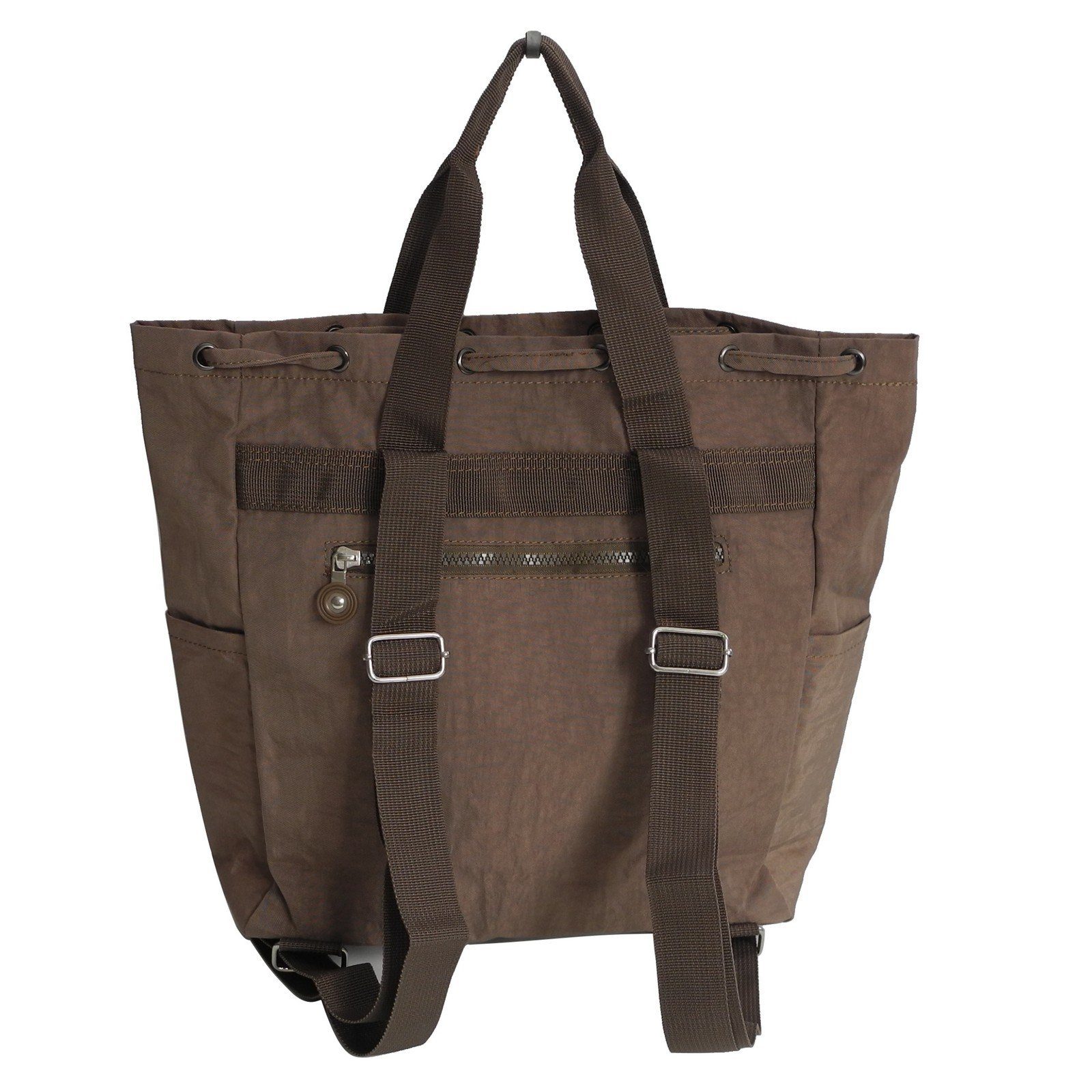 Cityrucksack - Rucksackhandtasche Braun Street Damen STREET Bag leichte BAG