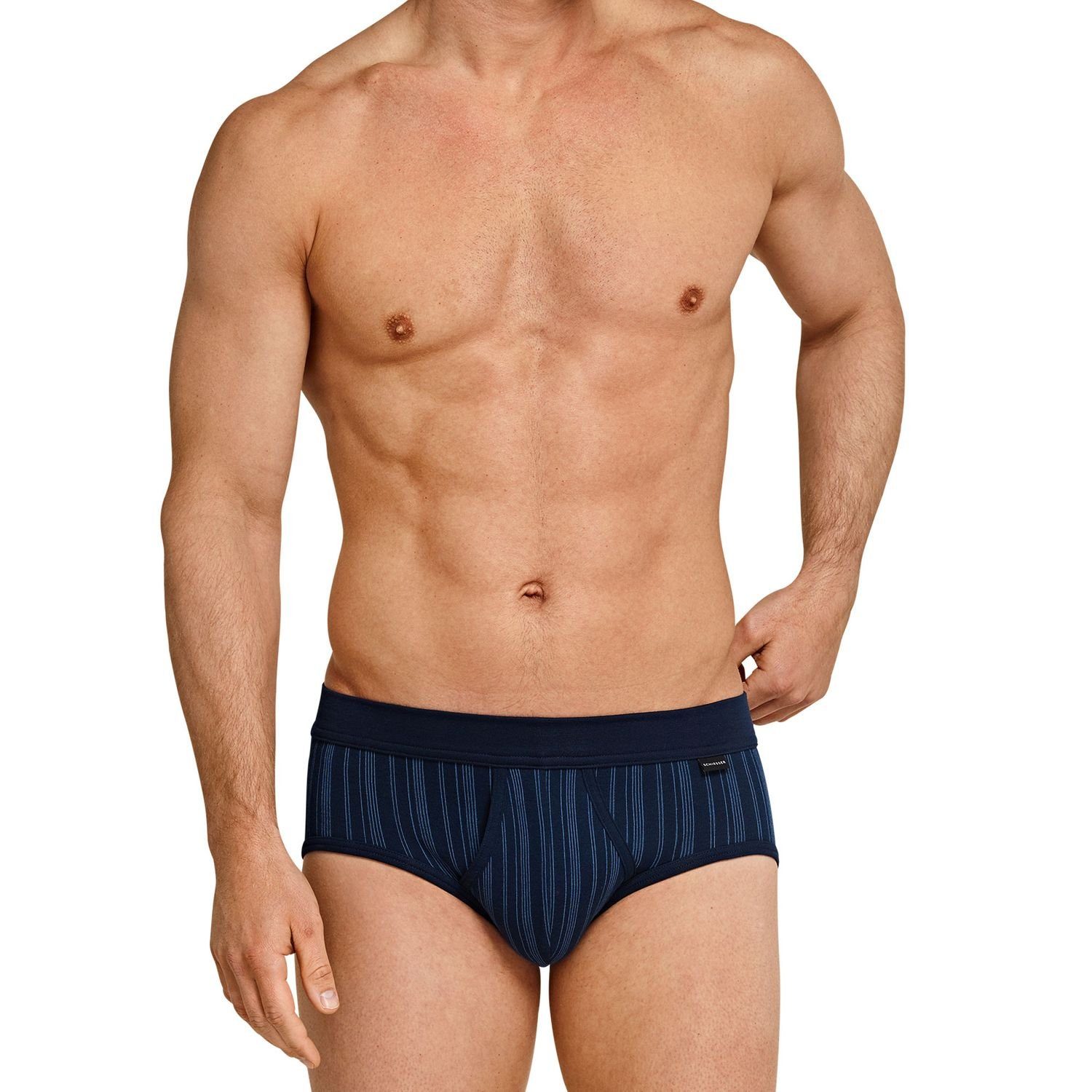 Schiesser Slip (2-St) mit Eingriff, gestreift, günstig online kaufen