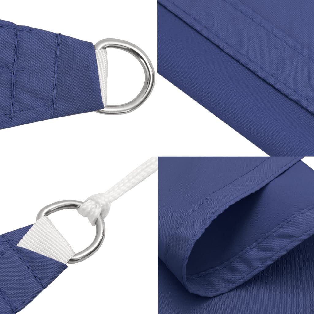 vidaXL Sonnensegel Sonnensegel Oxford-Gewebe Quadratisch 6x6 m Blau, (1-tlg)