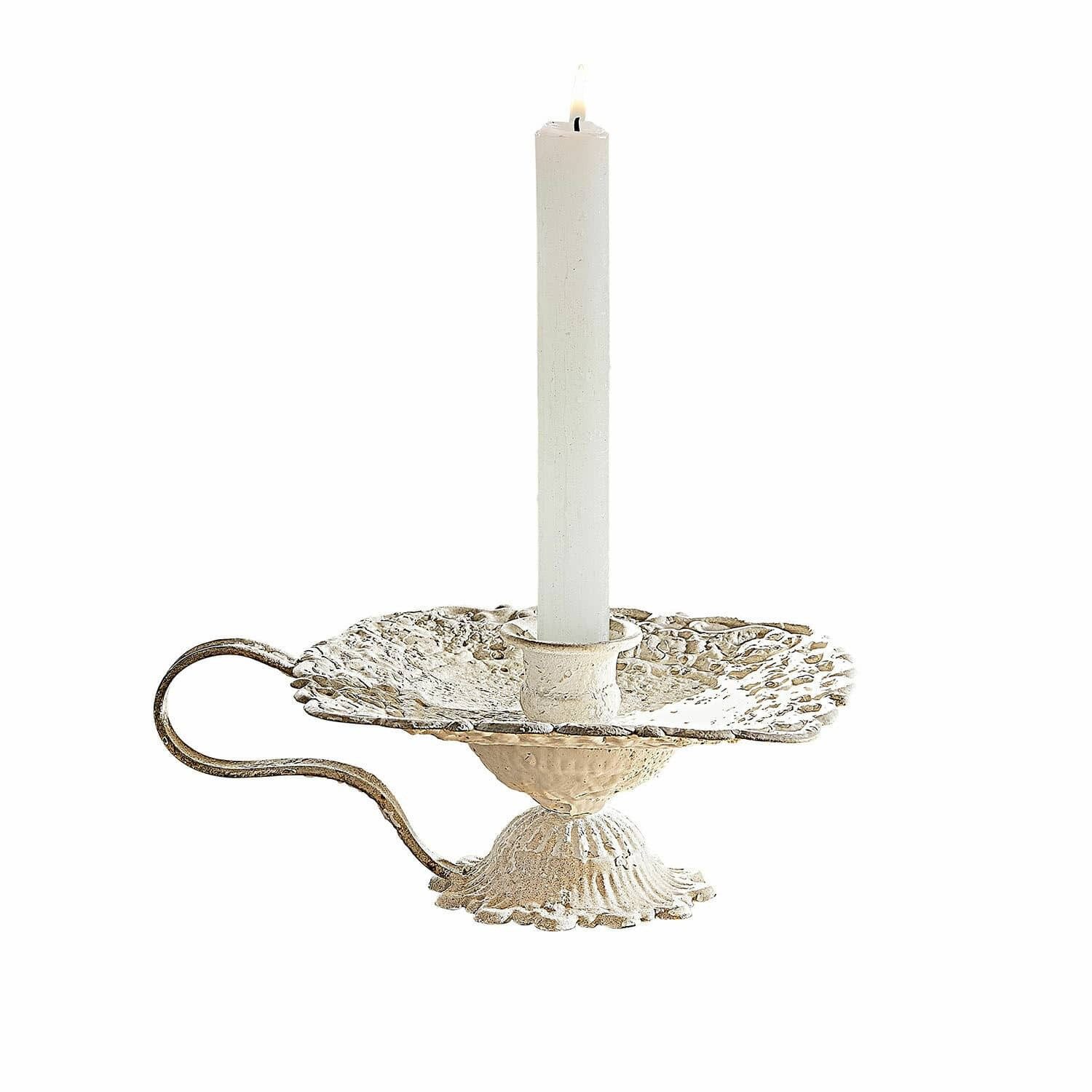 Mirabeau Kerzenständer Kerzenhalter Wilexor antikweiß