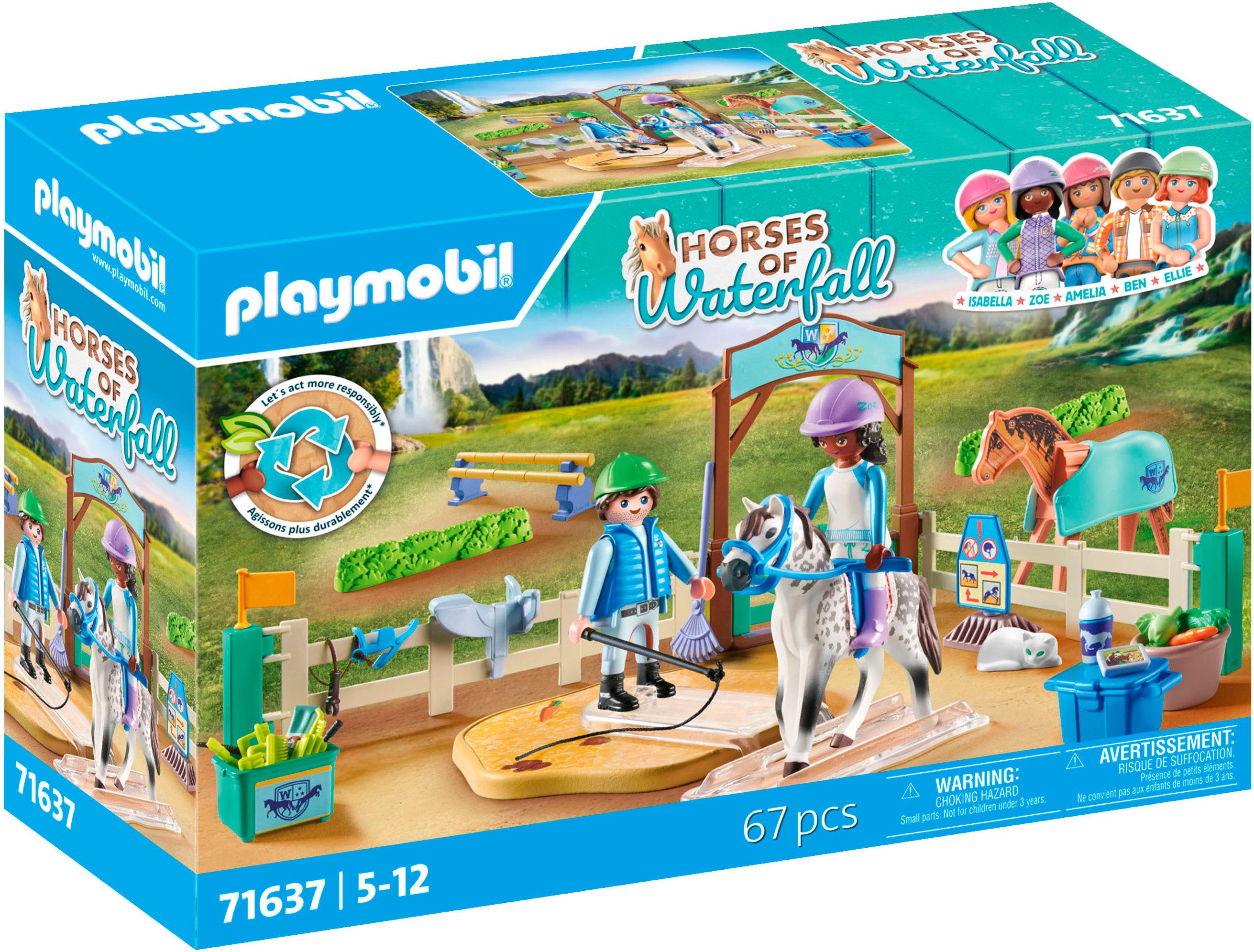 Playmobil® Moderne Reitschule (71637), Horses of Waterfall Konstruktions-Sp günstig online kaufen
