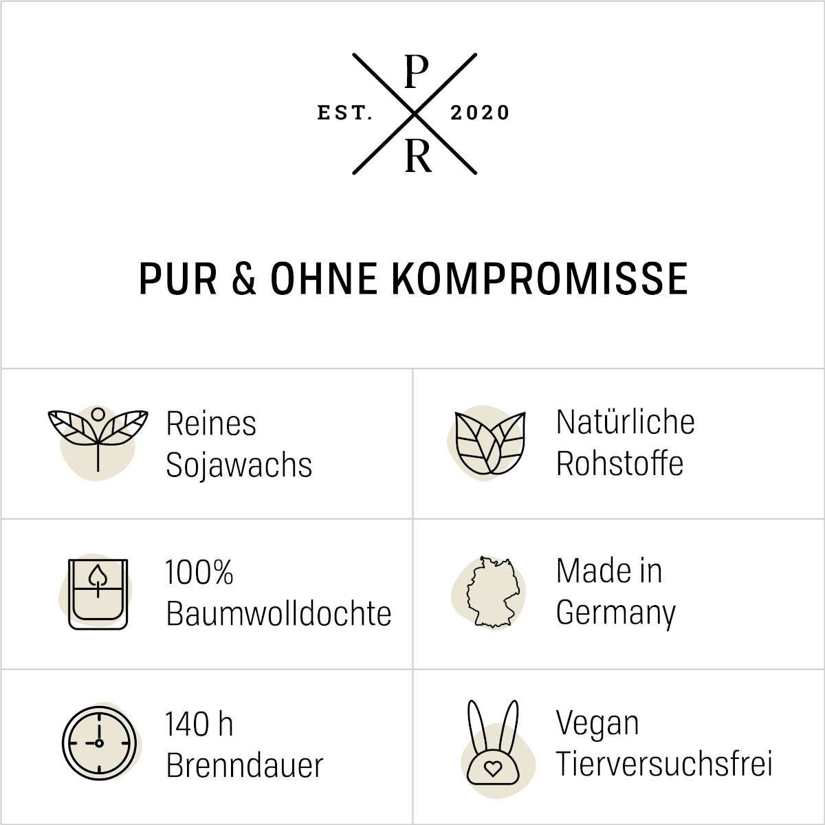 Purple River Duftkerze Vanilla Cream - günstig online kaufen