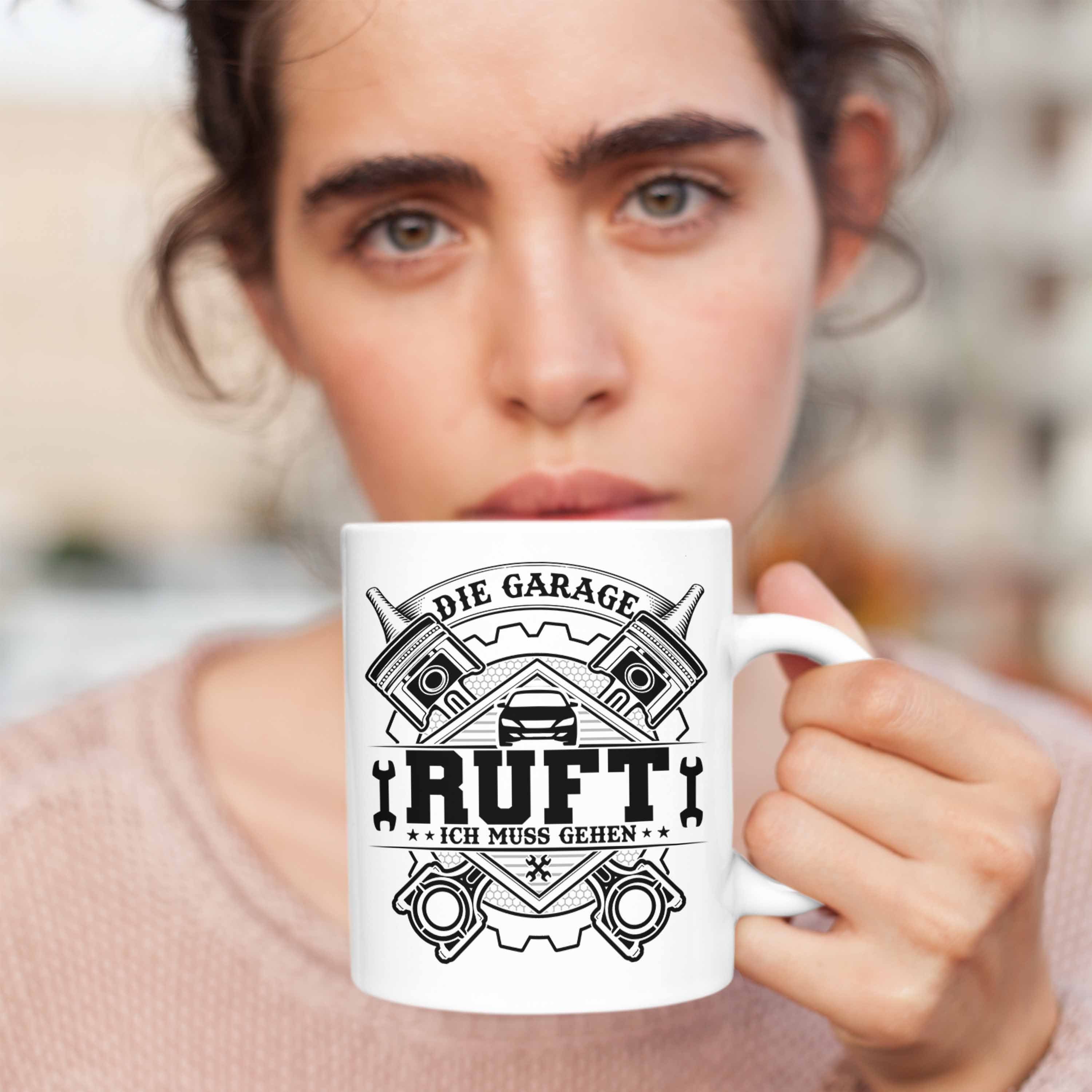 Tasse Geschenk Mechatroniker Spruch Tasse Trendation Geschenk KFZ KFZ Männer Weiss Mechaniker